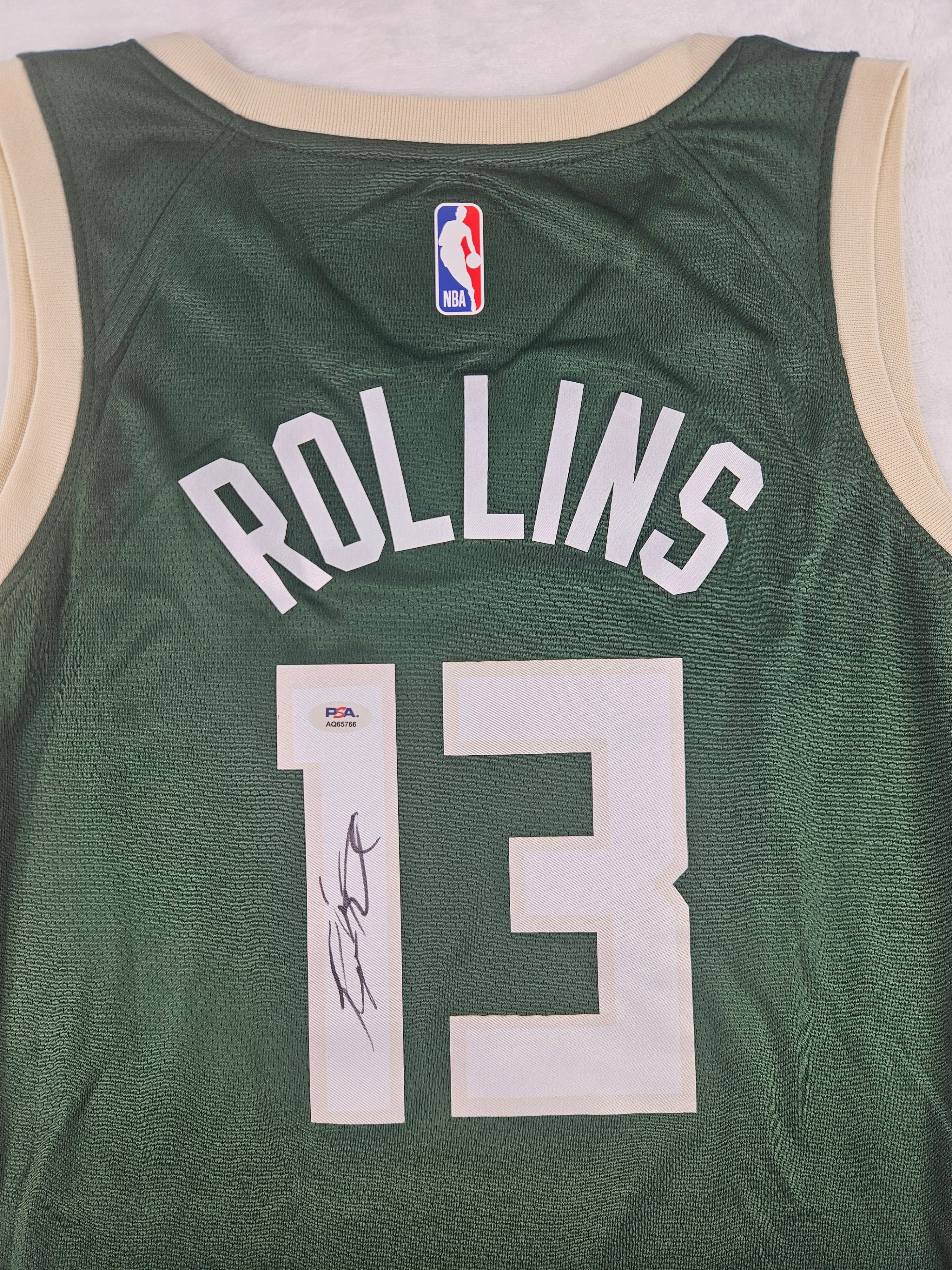 Ryan Rollins Signed Autographed Milwaukee Bucks Jersey PSA Certified