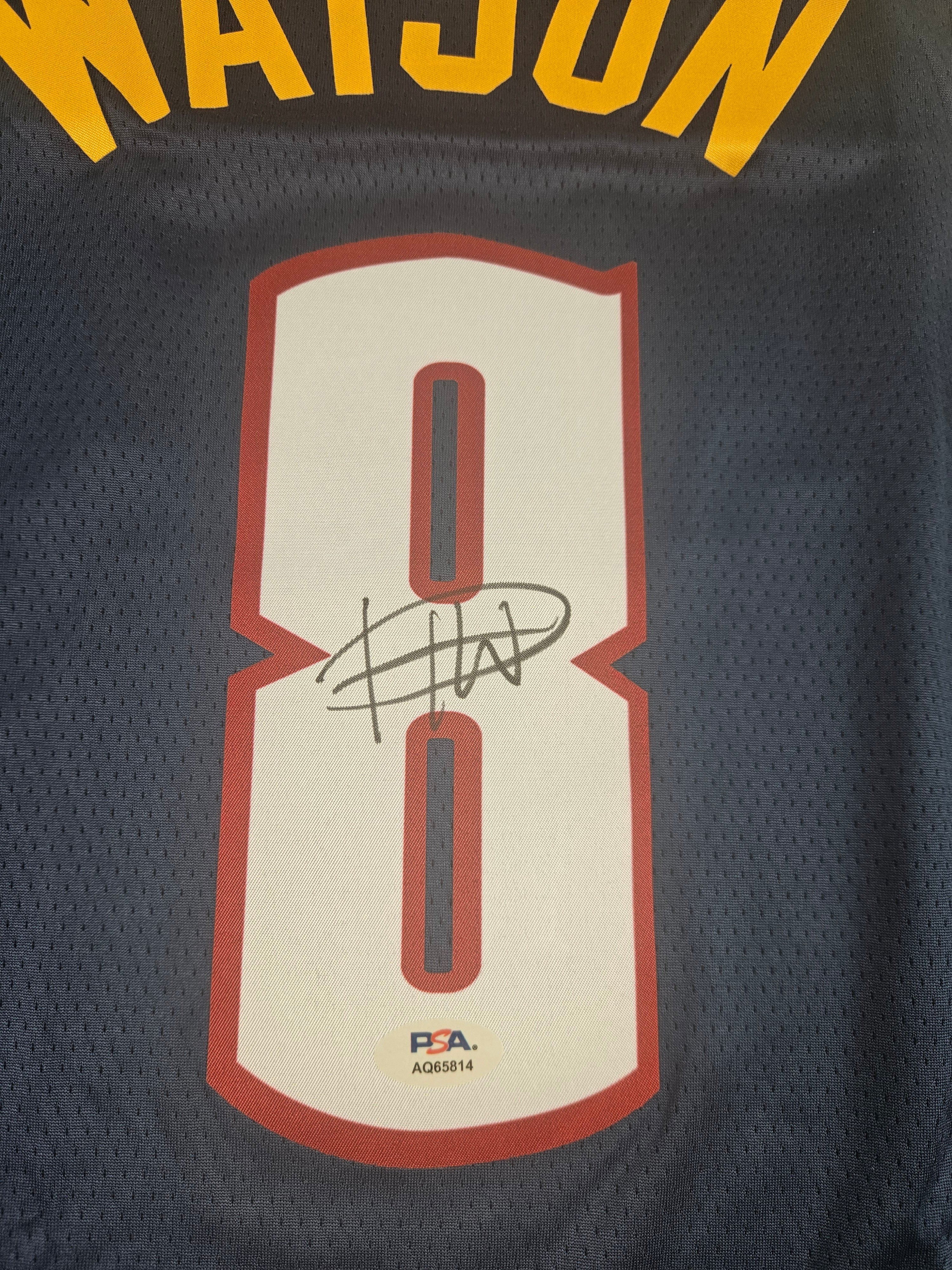 Peyton Watson Signed Autographed Denver Nuggets Jersey PSA Certified
