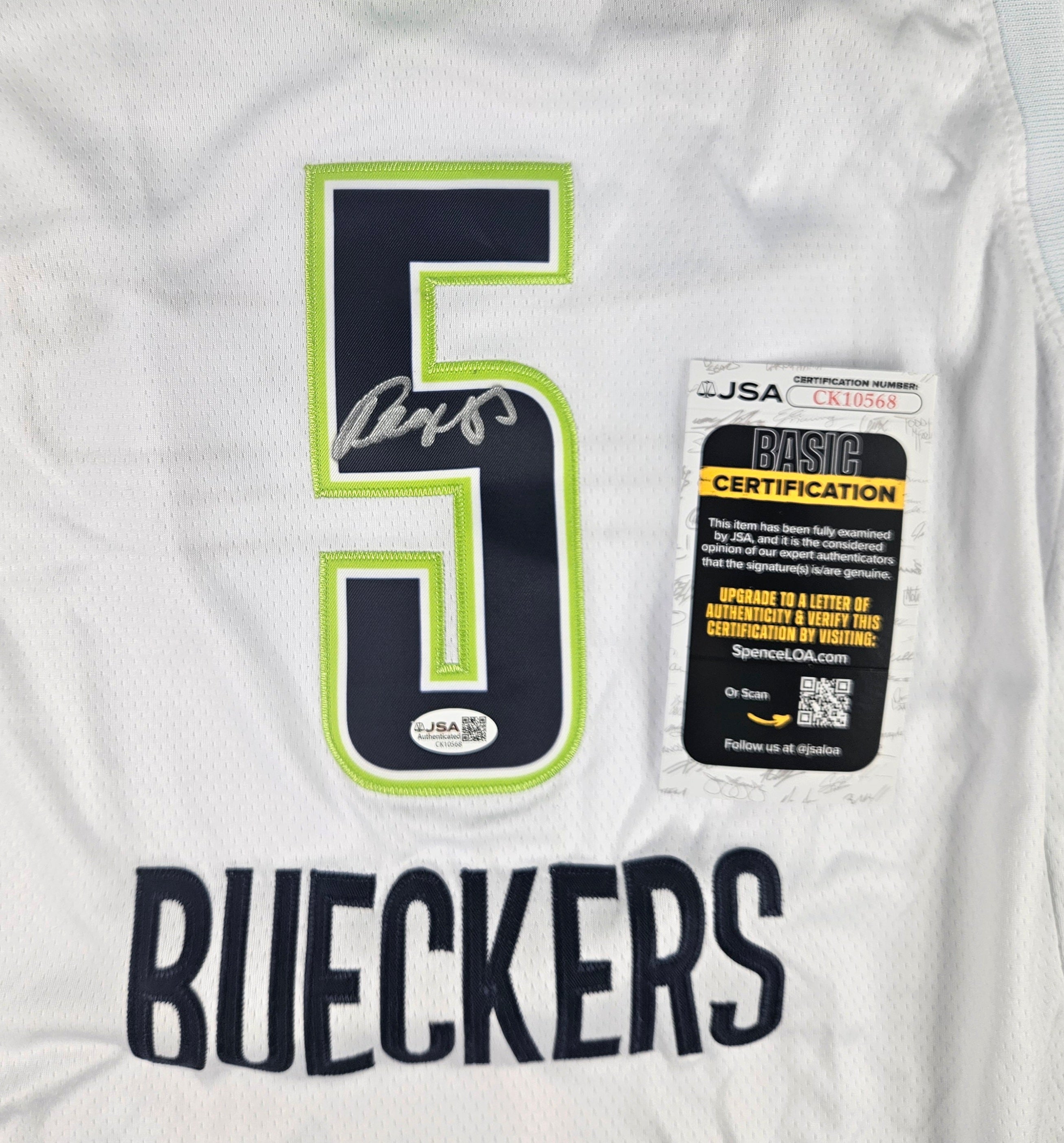 Paige Bueckers Signed Autographed Dallas Wings White Jersey JSA COA