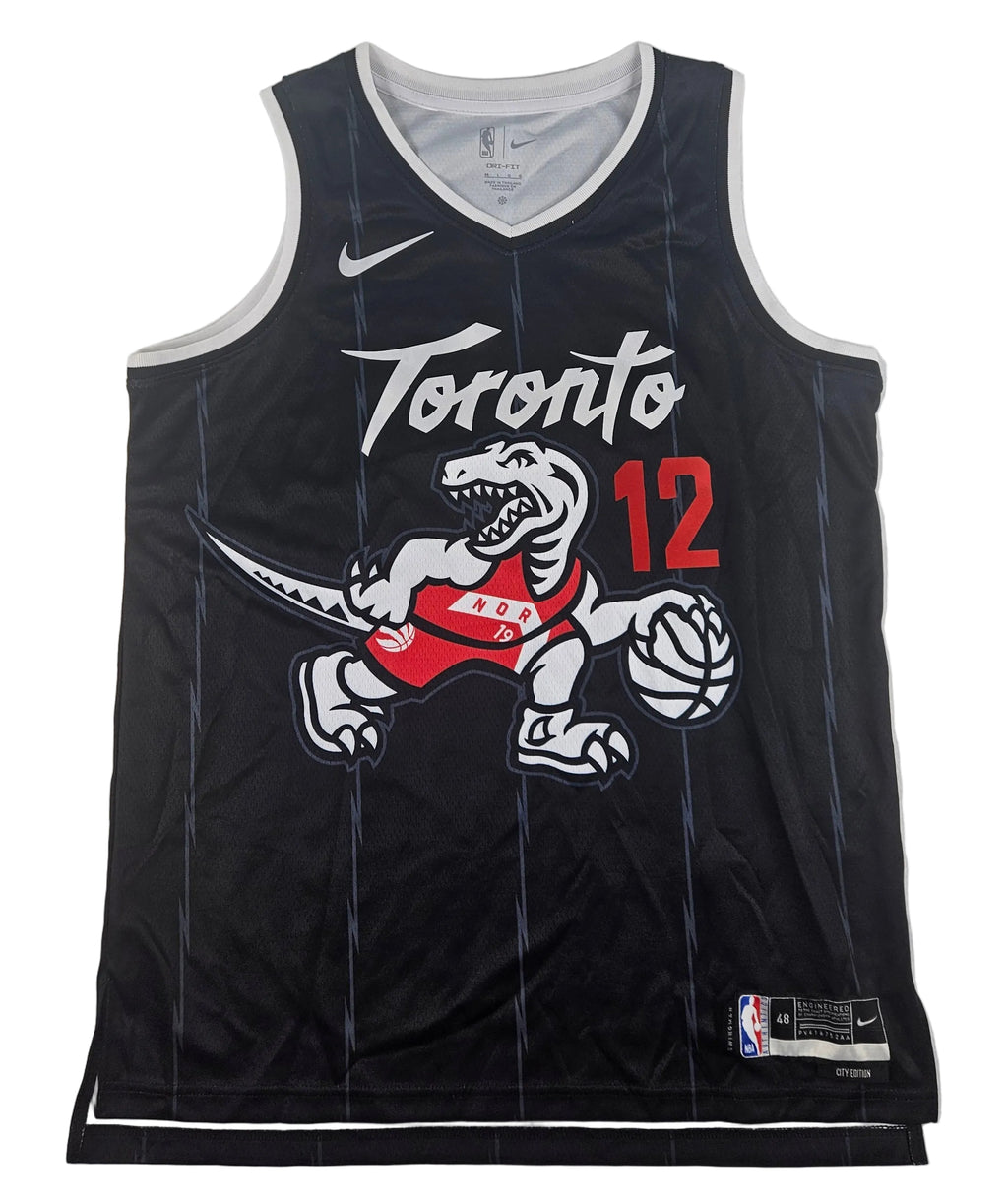Collin Murray-Boyles Signed Autographed Toronto Raptors Jersey PSA Certified