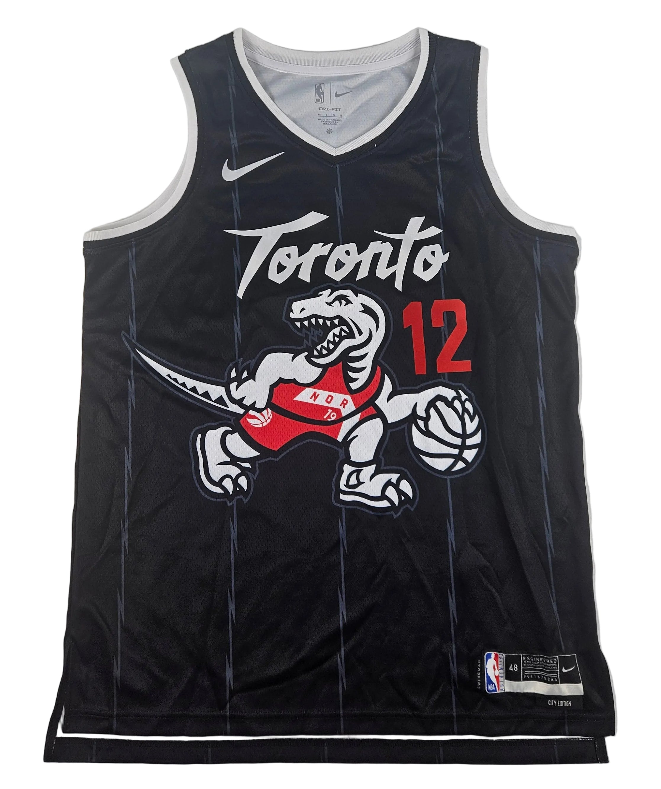 Collin Murray-Boyles Signed Autographed Toronto Raptors Jersey PSA Certified