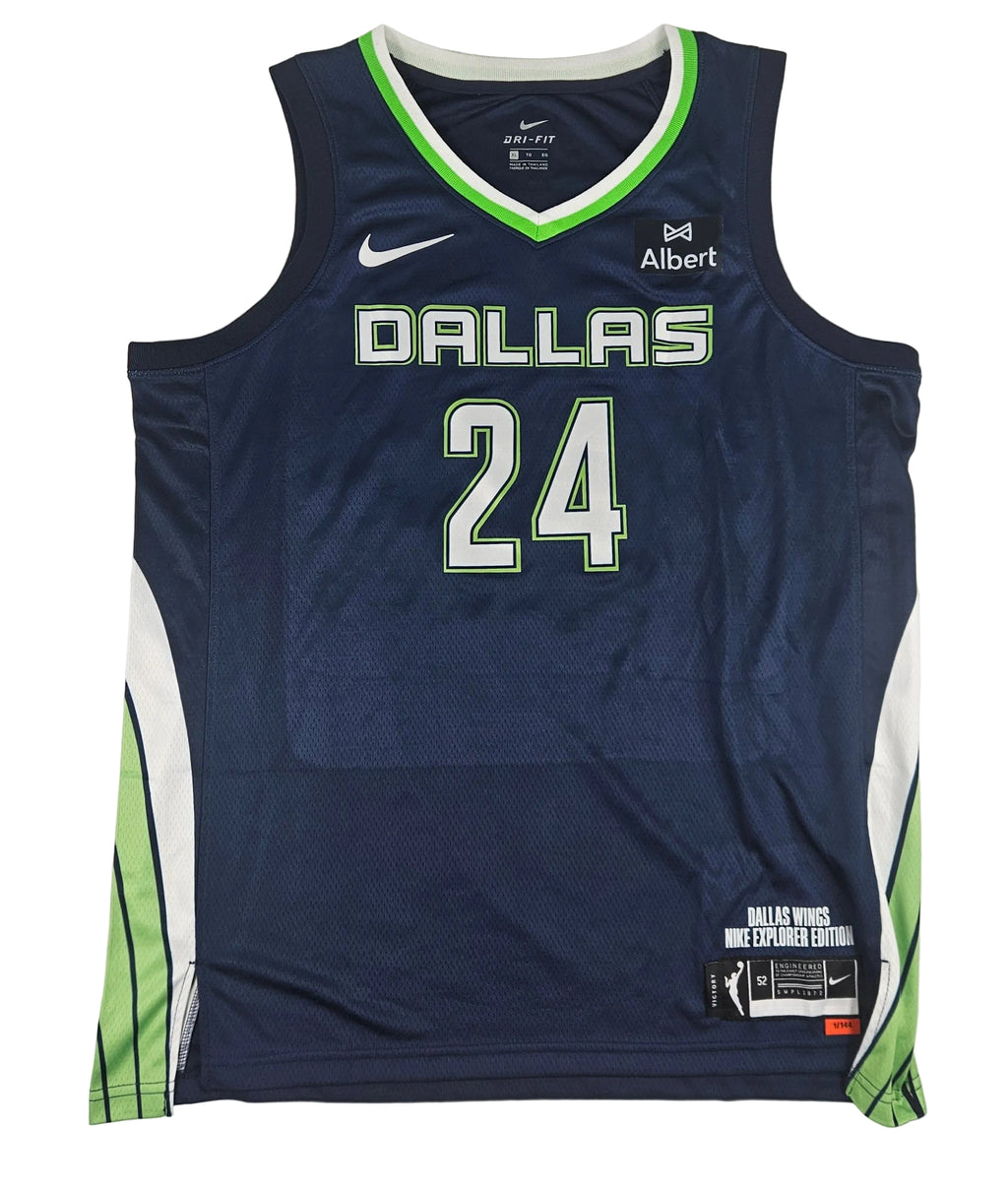 Arike Ogunbowale Signed Autographed Dallas Wings Jersey PSA Certified