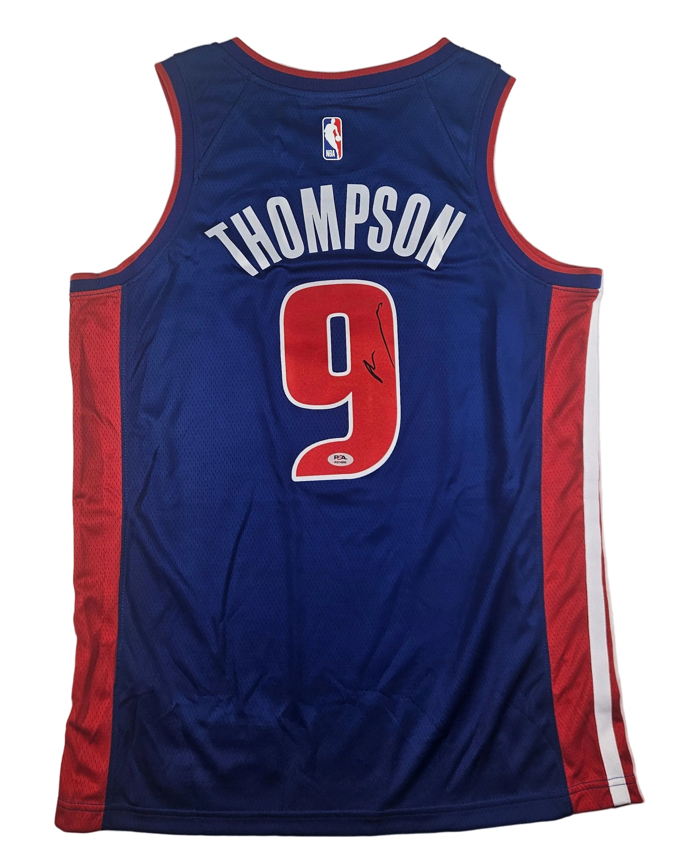 Ausar Thompson Signed Autographed Detroit Pistons Jersey PSA Certified