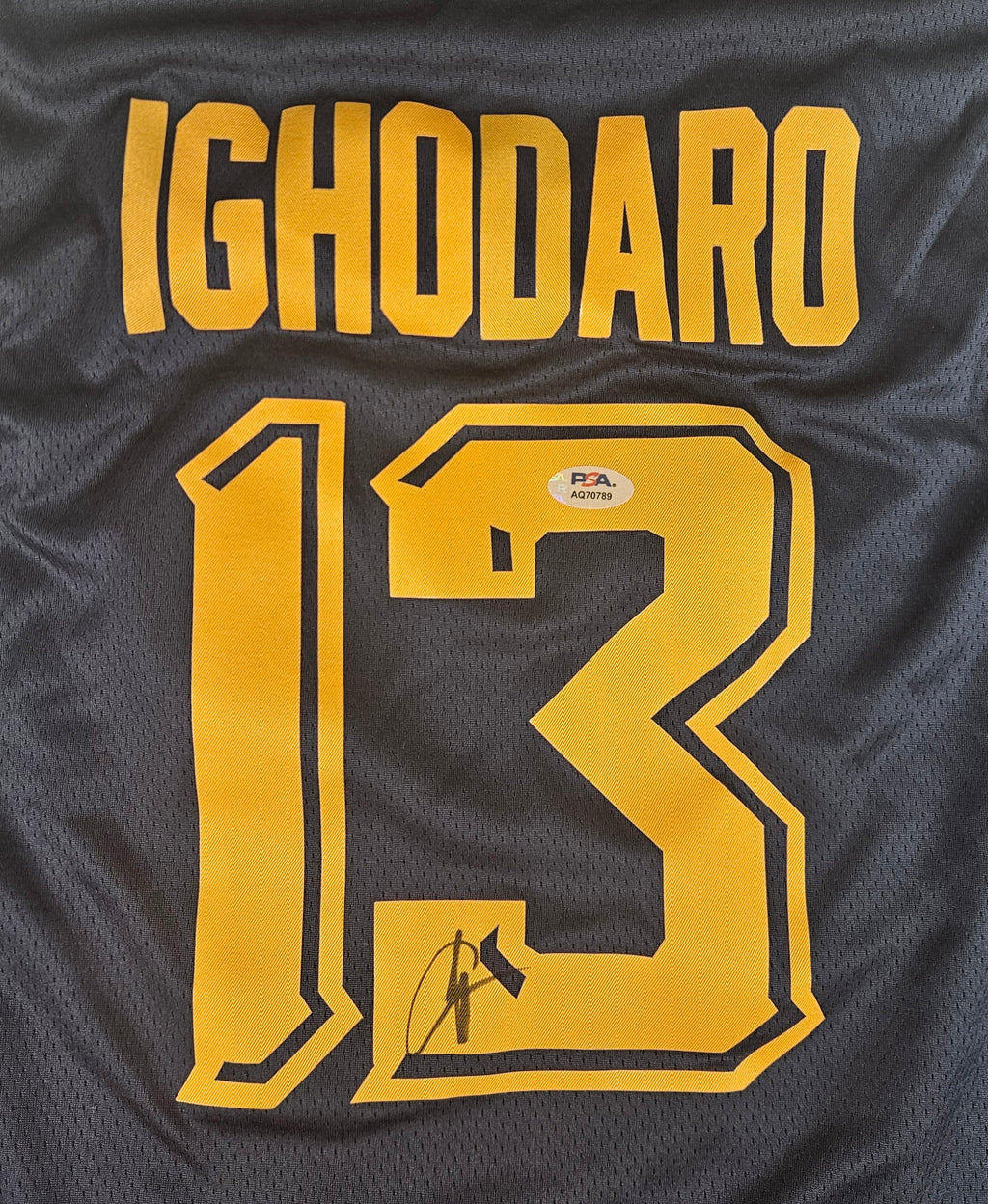 Oso Ighodaro Signed Autographed Marquette Golden Eagles PSA Certified