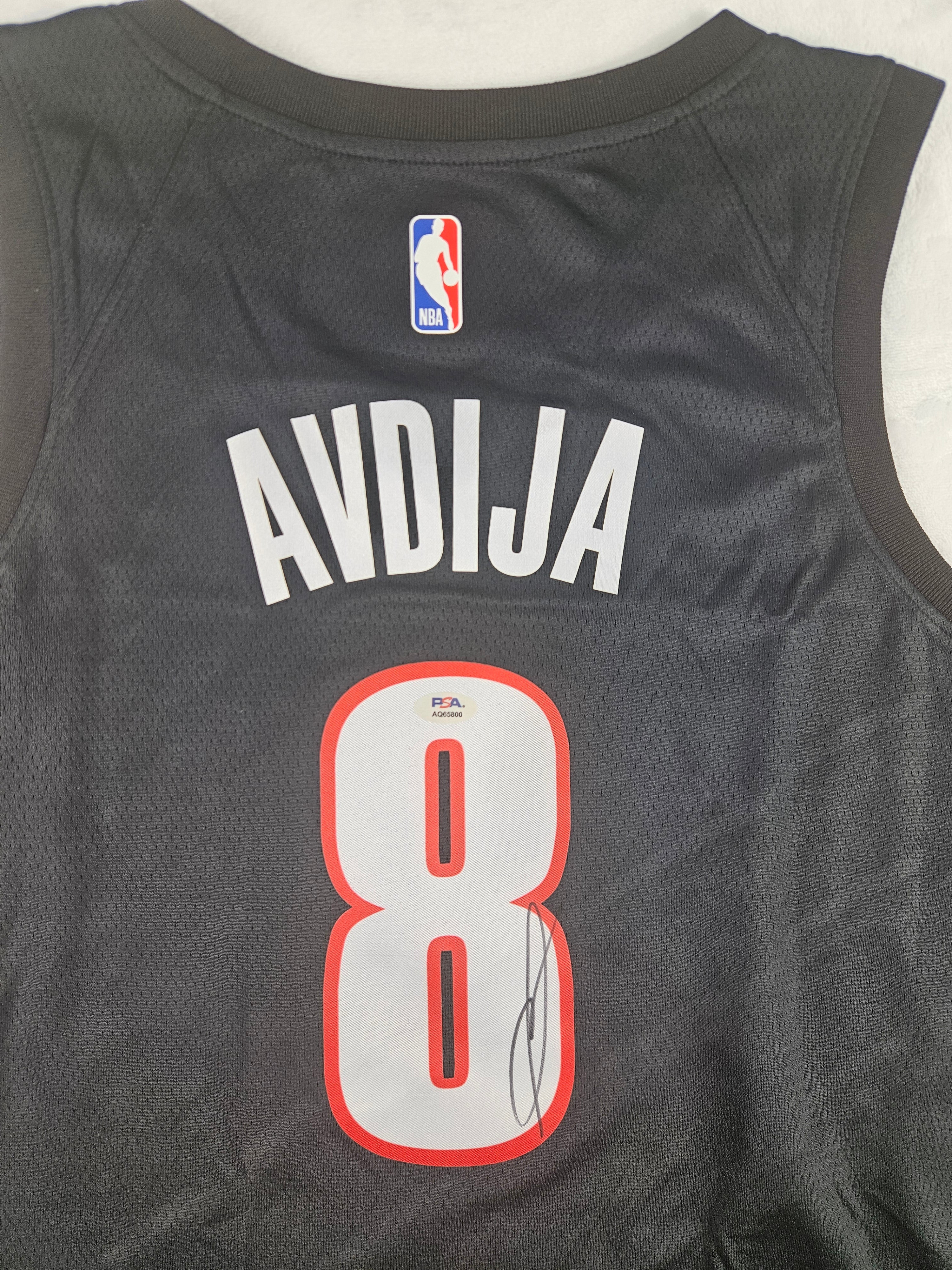Deni Avdija Portland Trail Blazers Autographed Signed Jersey PSA Certified