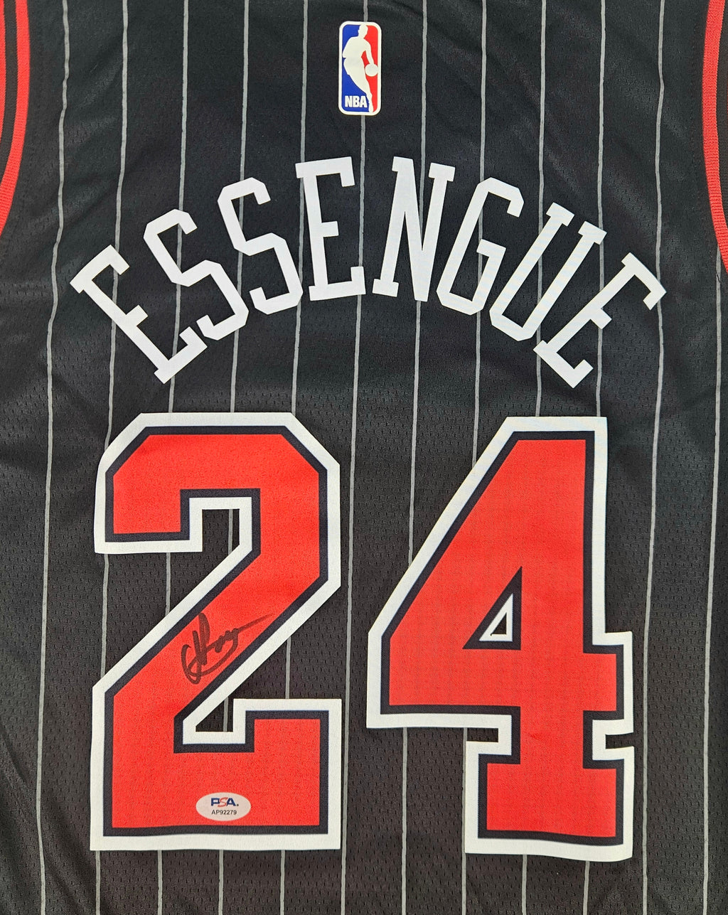 Noa Essengue Signed Autographed Chicago Bulls Jersey PSA Certified