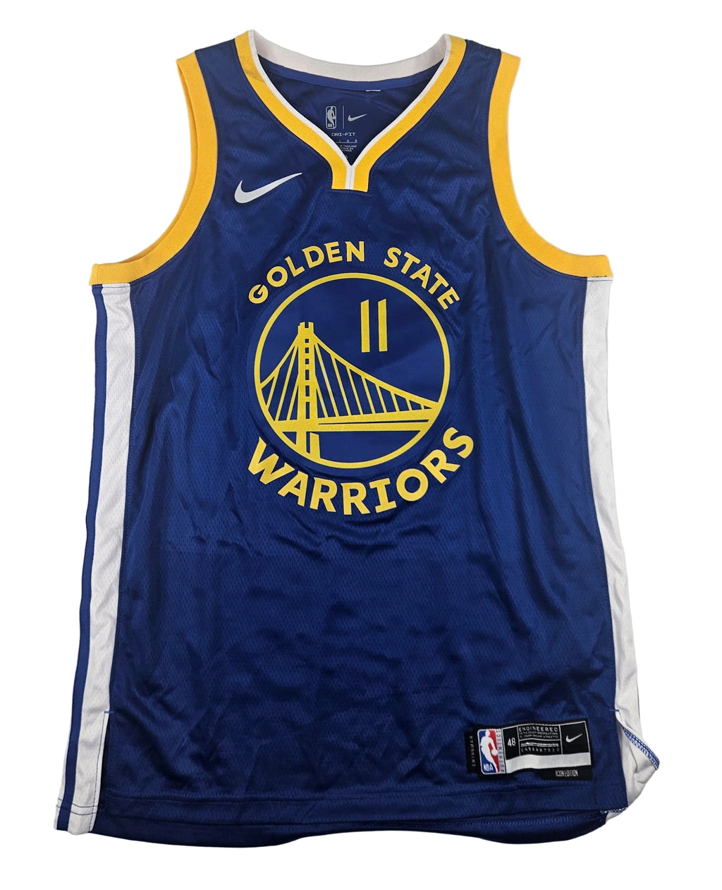 Klay Thompson Signed Autographed Golden State Warriors Finals Jersey JSA COA