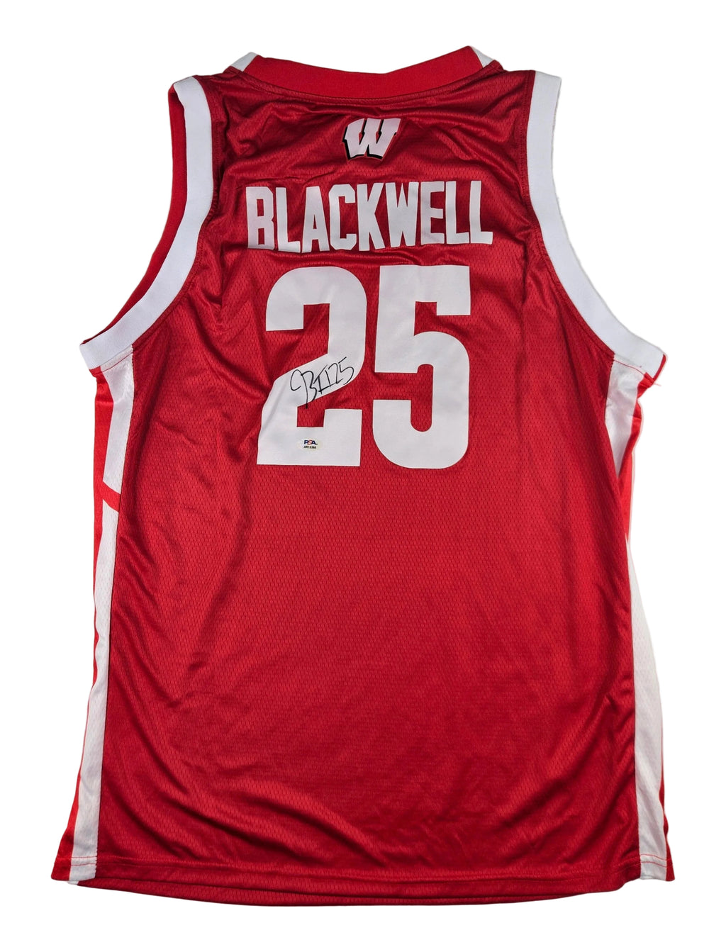 John Blackwell Signed Autographed Wisconsin Badgers Jersey PSA Certified