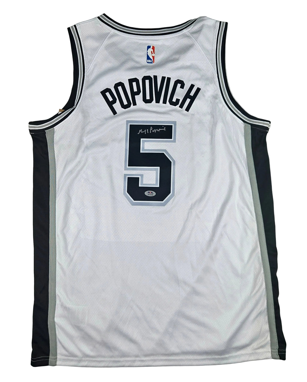 Gregg Popovich Signed Autographed San Antonio Spurs Jersey PSA Certified