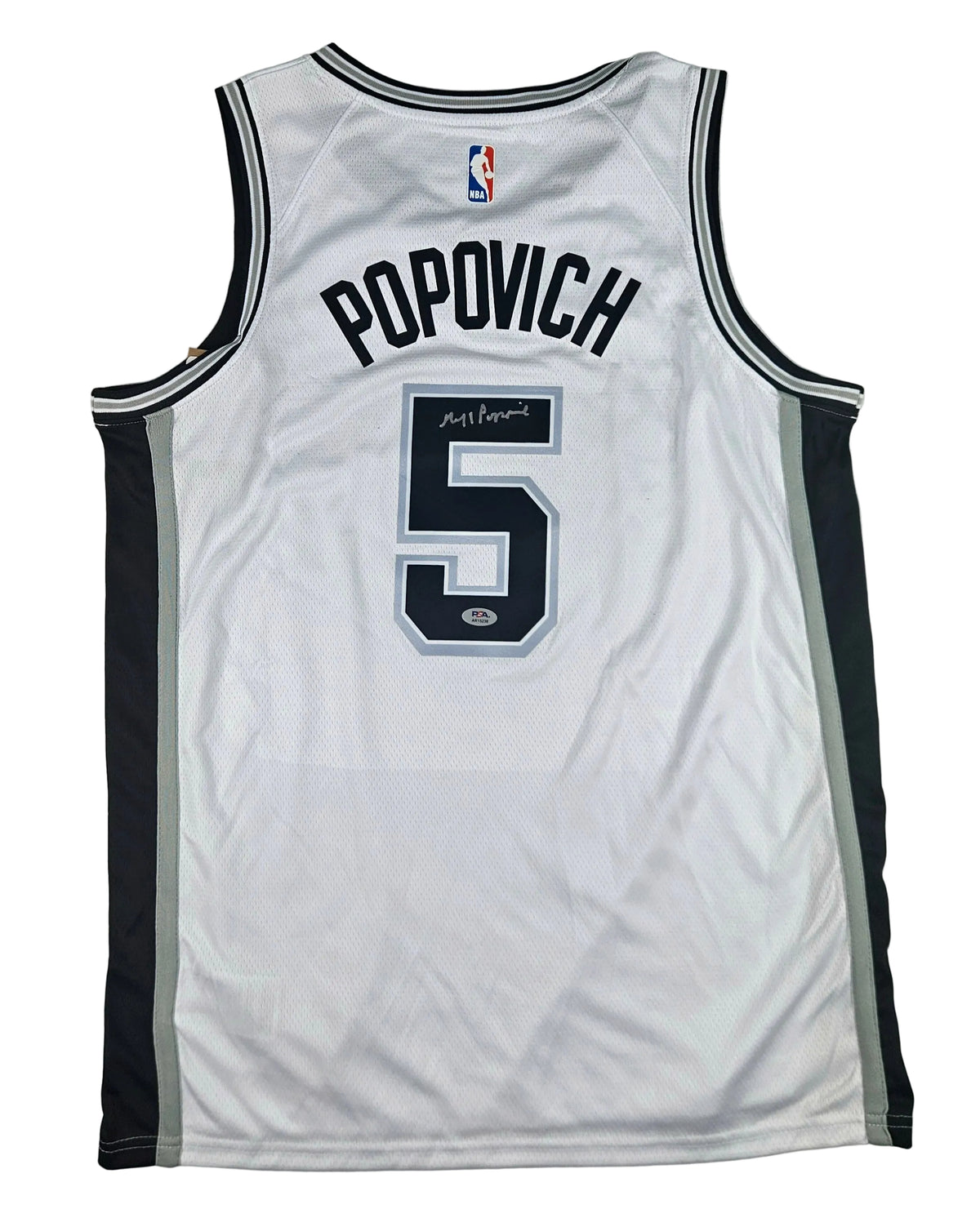 Gregg Popovich Signed Autographed San Antonio Spurs Jersey PSA Certified