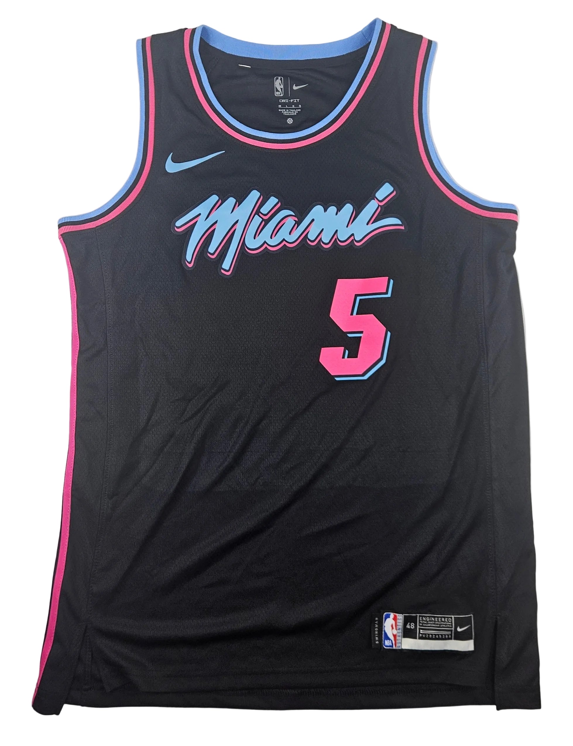 Nikola Jovic Signed Autographed Miami Heat Jersey JSA COA