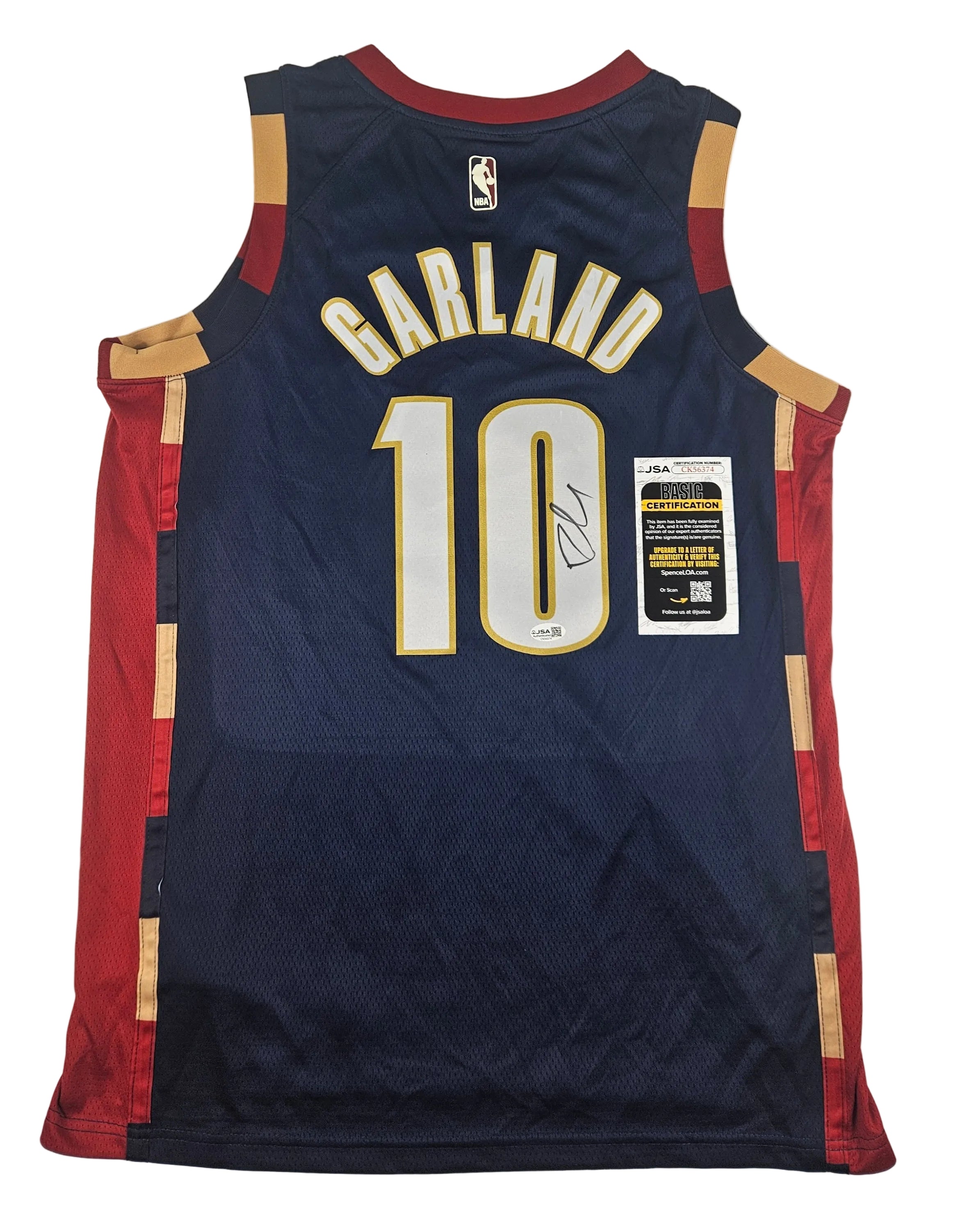 Darius Garland Signed Autographed Jersey Cleveland Cavaliers JSA COA