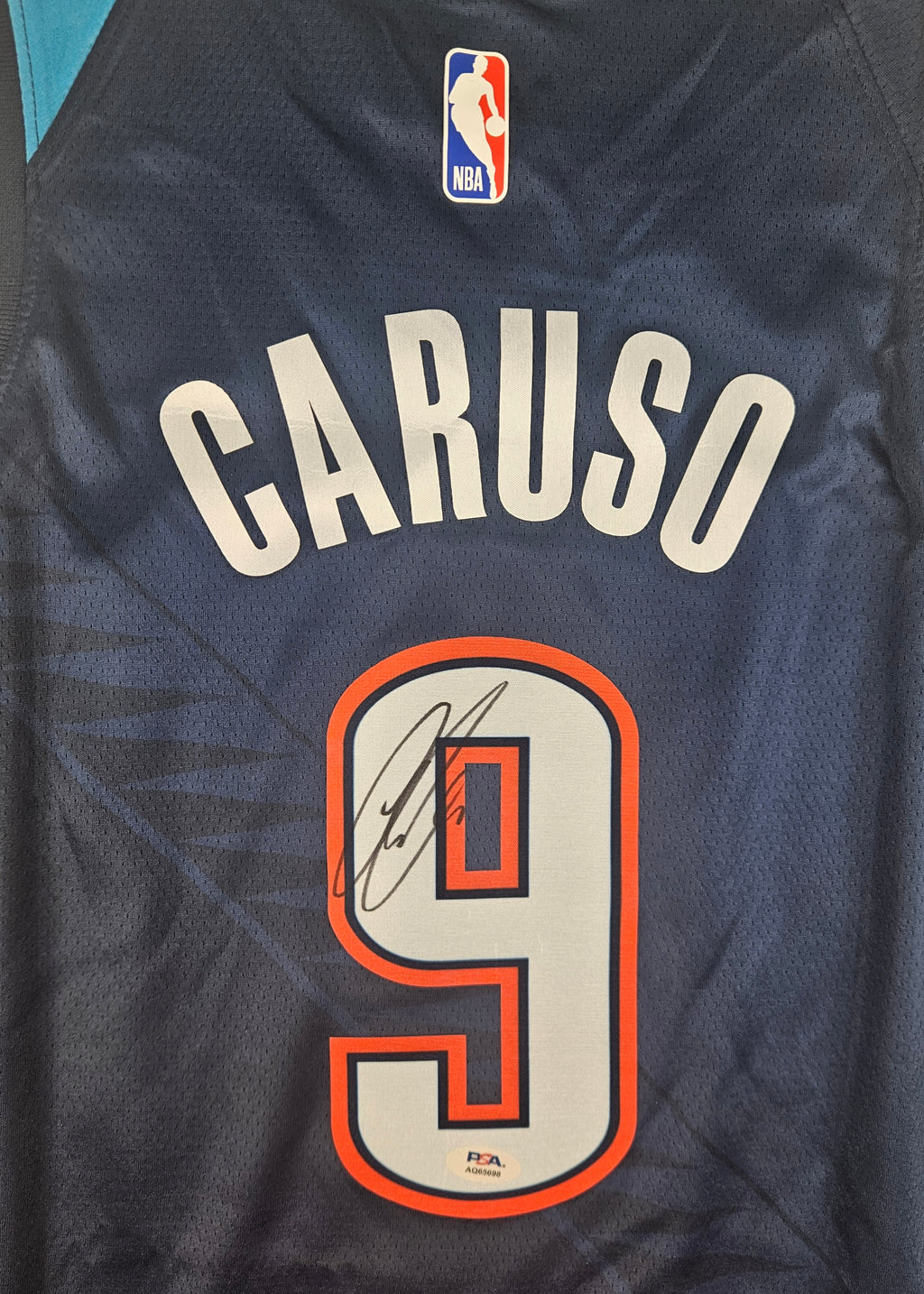Alex Caruso Signed Autographed Oklahoma City Thunder Jersey PSA Certified