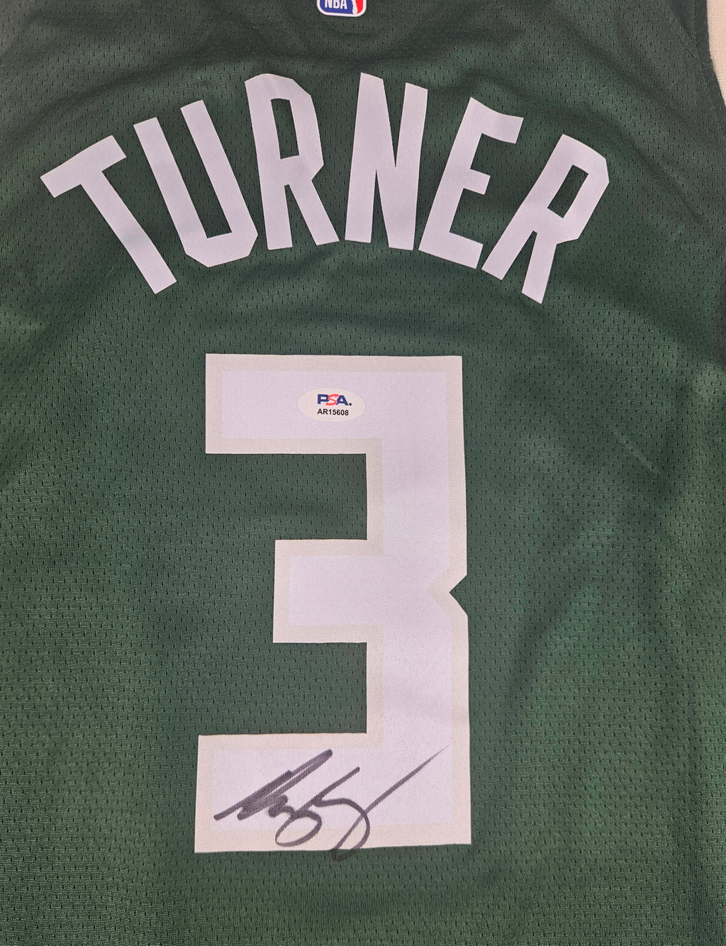 Myles Turner Signed Autographed Milwaukee Bucks Jersey PSA Certified