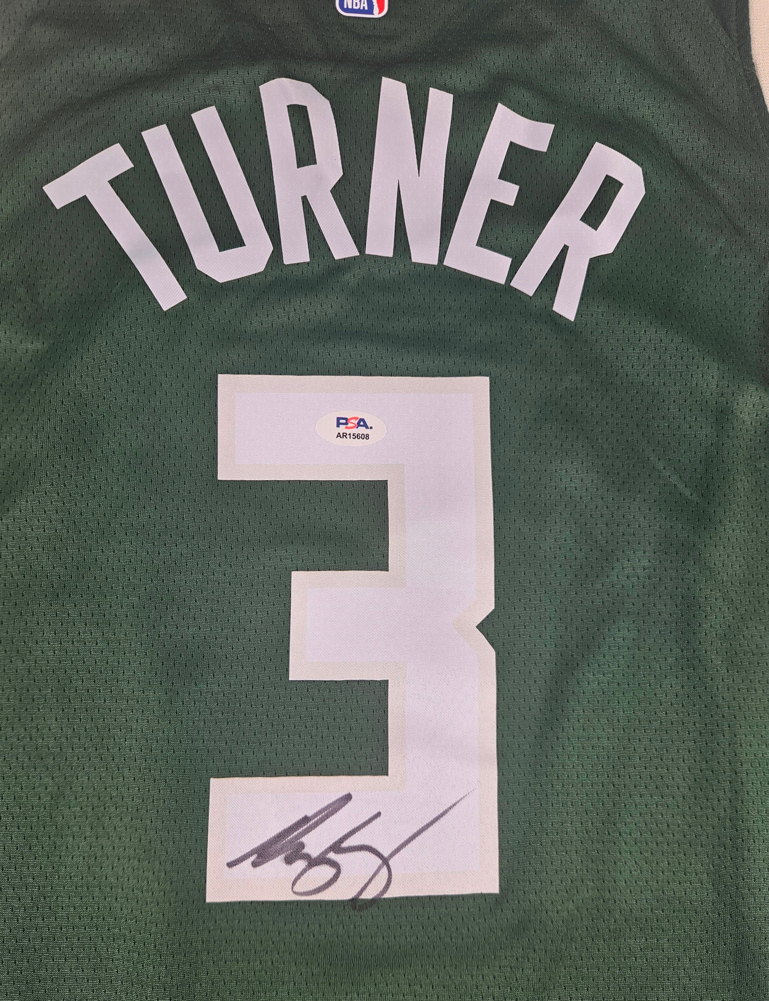 Myles Turner Signed Autographed Milwaukee Bucks Jersey PSA Certified