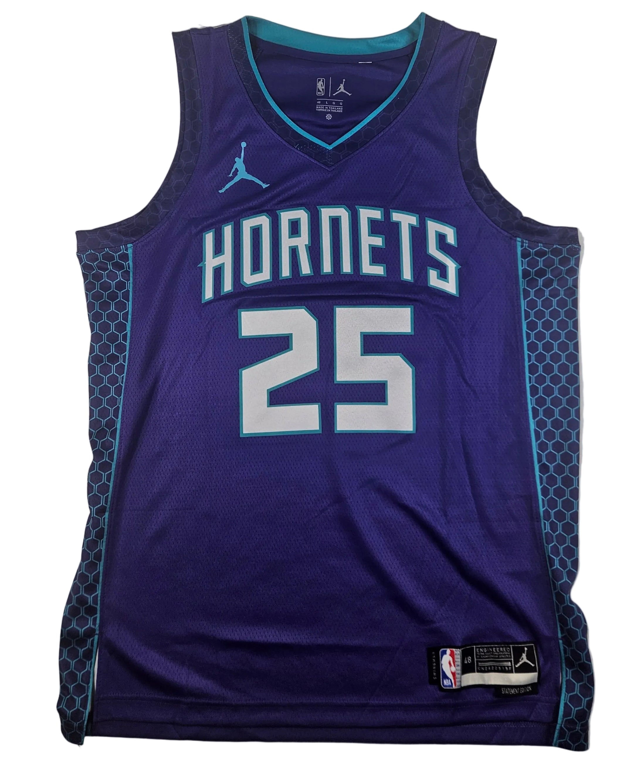 KJ Simpson Signed Autographed Charlotte Hornets Jersey JSA COA