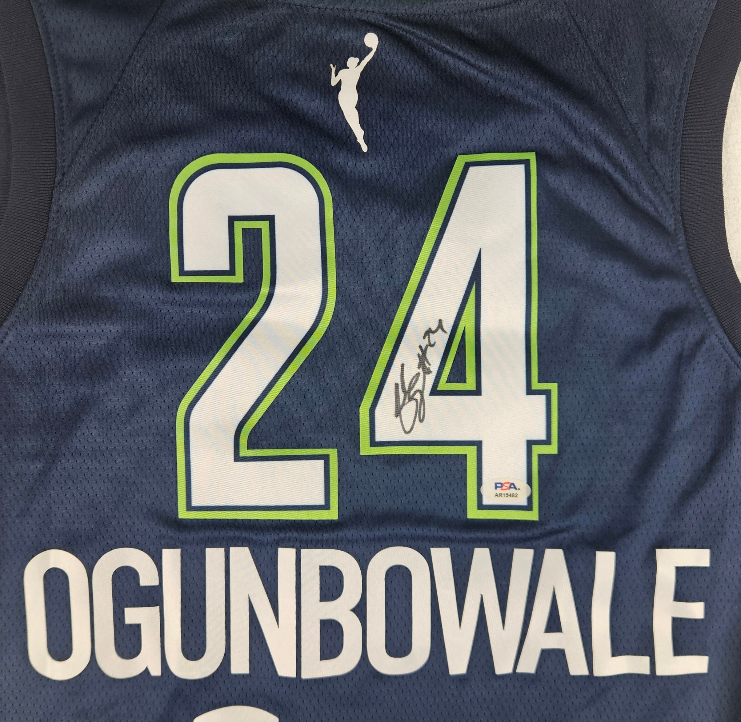 Arike Ogunbowale Signed Autographed Dallas Wings Jersey PSA Certified