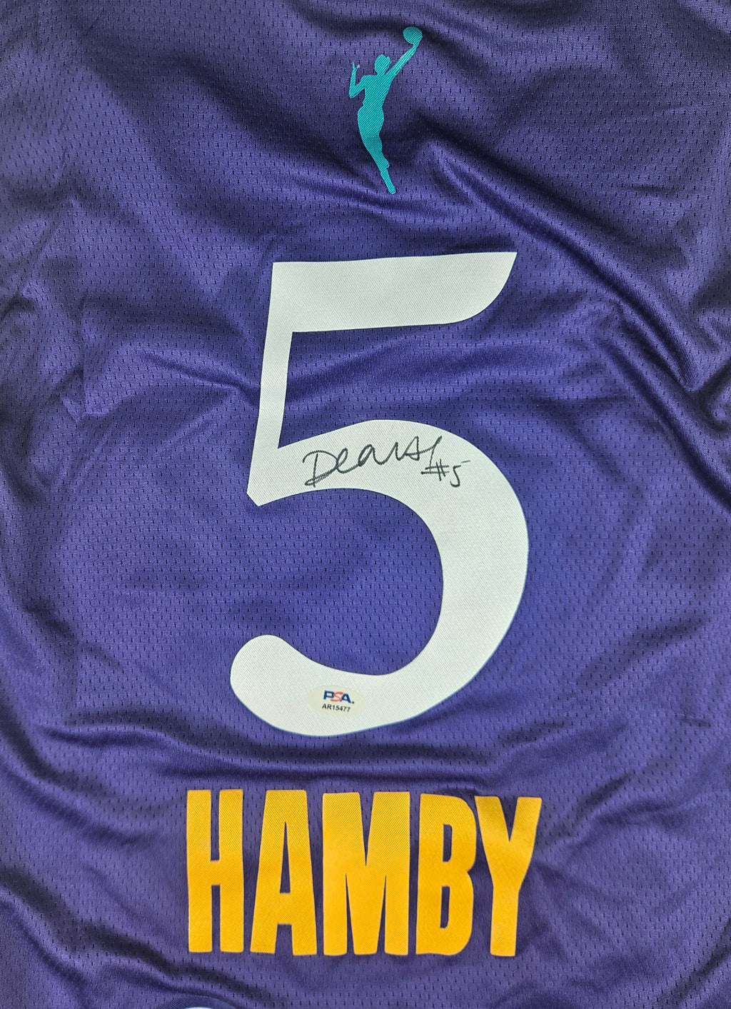 Dearica Hamby Signed Autographed Los Angeles Sparks Jersey PSA Certified