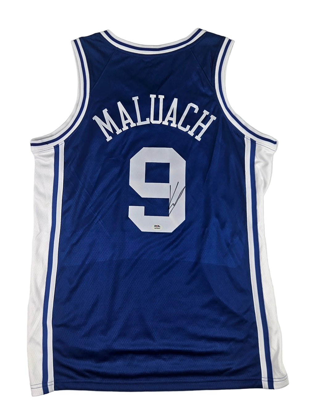 Khaman Maluach Signed Autographed Duke Blue Devils Jersey PSA Certified