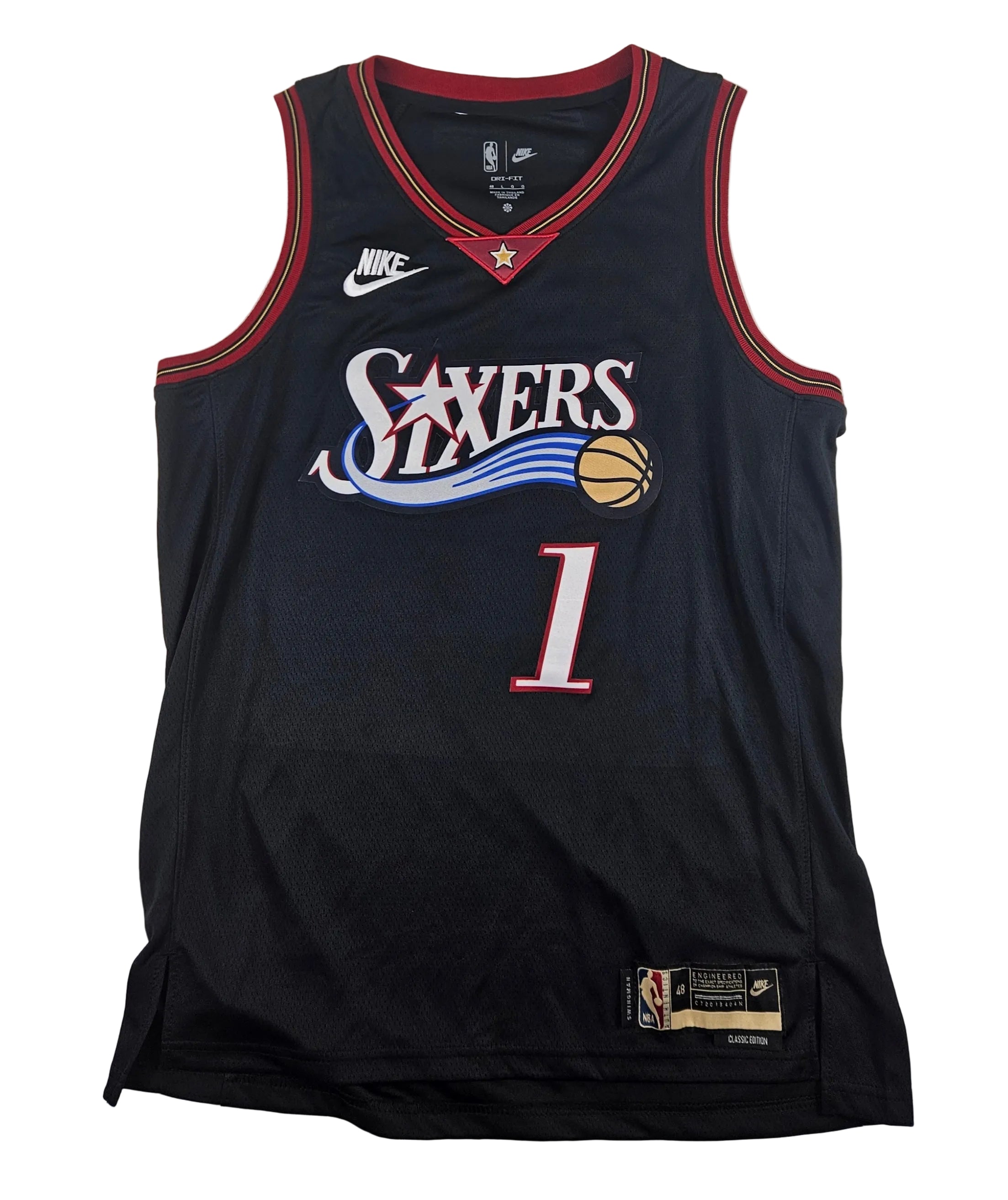 Andre Drummond Signed Autographed Philadelphia 76ers Jersey JSA COA