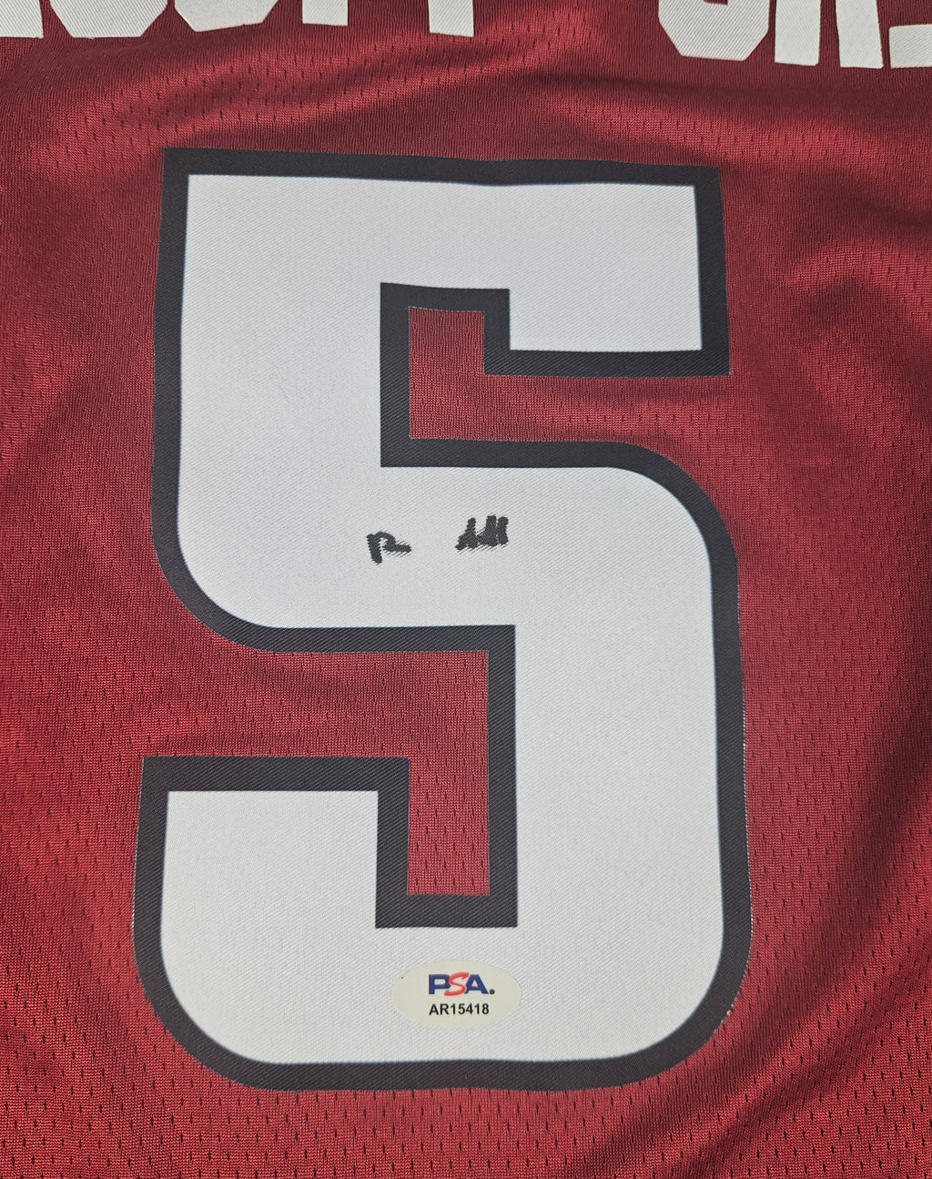 Darius Acuff Signed Autographed Arkansas Razorbacks Jersey PSA Certified