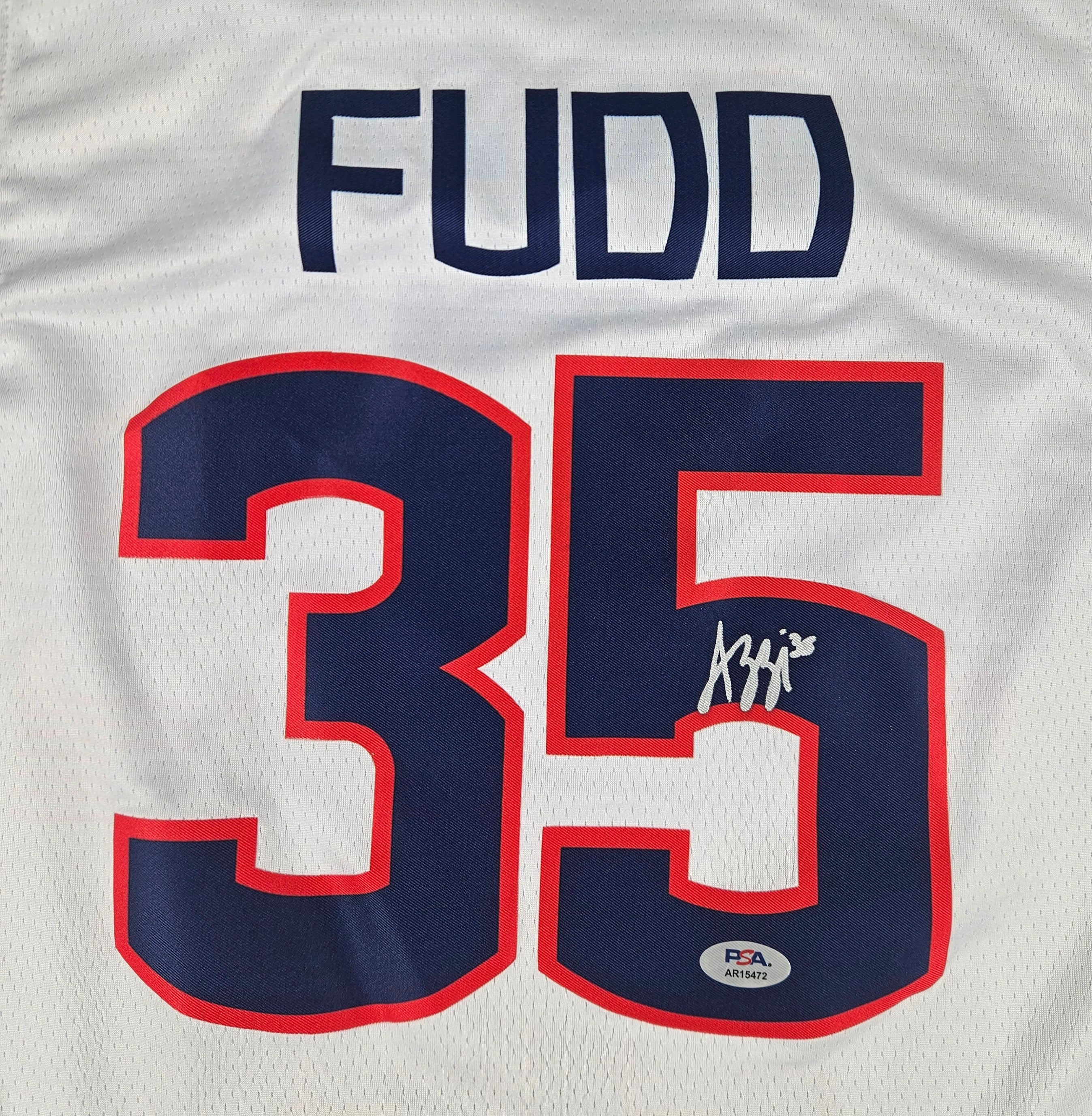 Azzi Fudd Signed Autographed Uconn Huskies Jersey PSA Certified