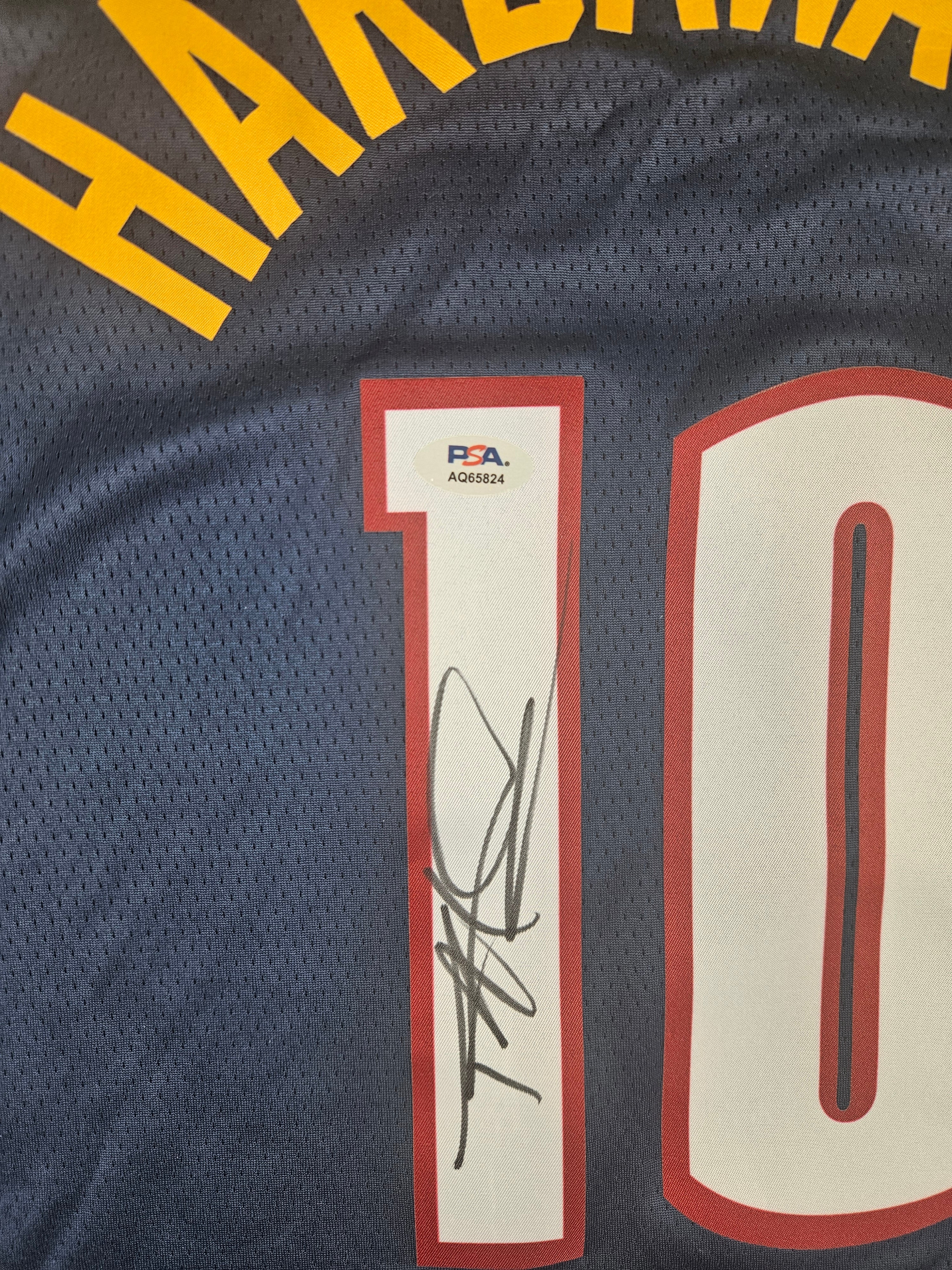 Tim Hardaway Jr. Signed Autographed Denver Nuggets Jersey PSA Certified