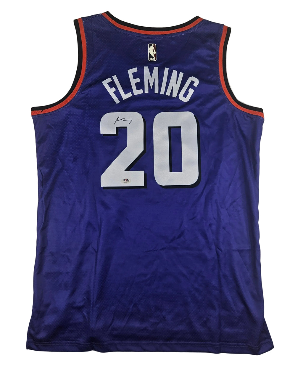 Rasheer Fleming Signed Autographed Phoenix Suns Jersey PSA Certified