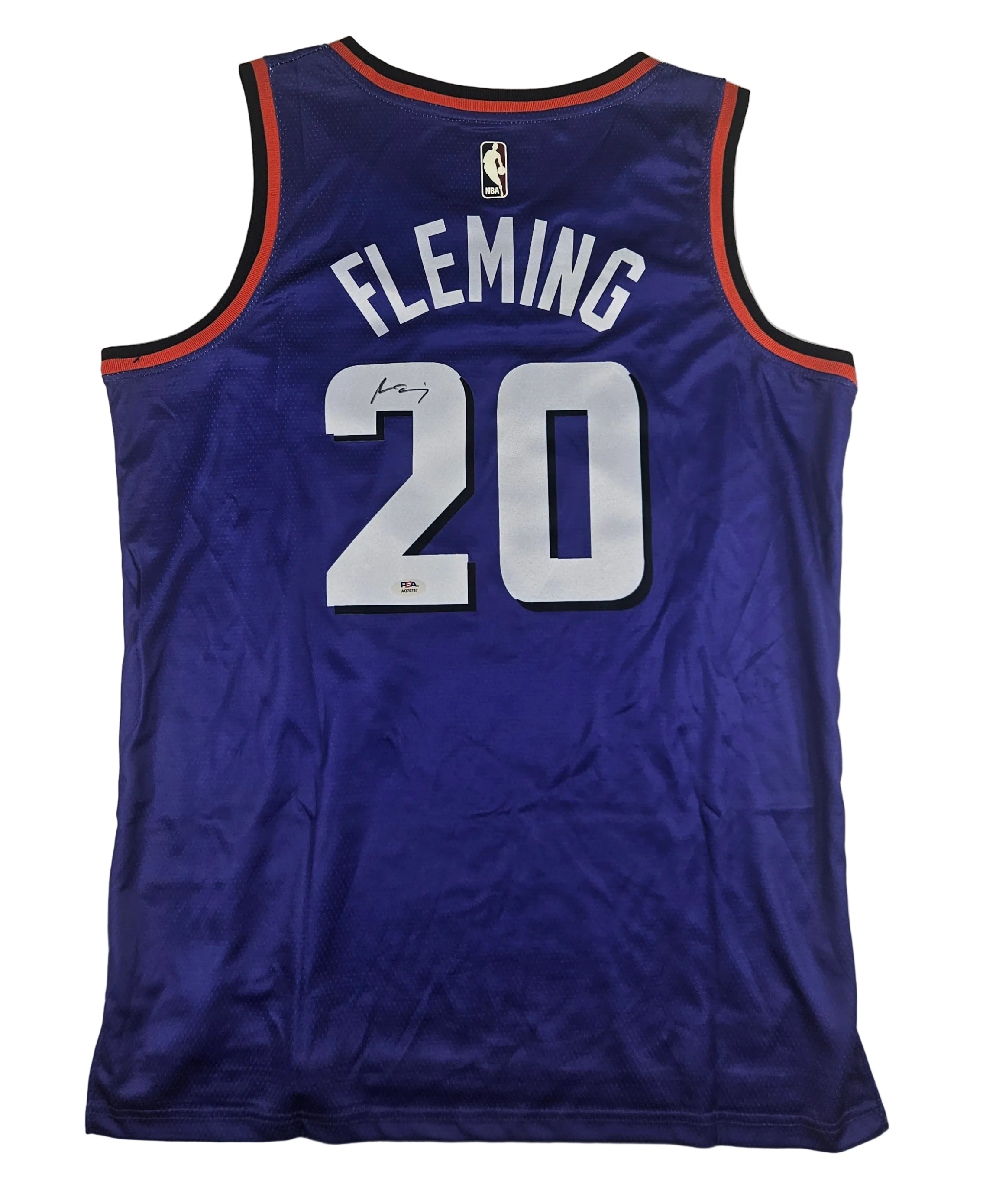 Rasheer Fleming Signed Autographed Phoenix Suns Jersey PSA Certified
