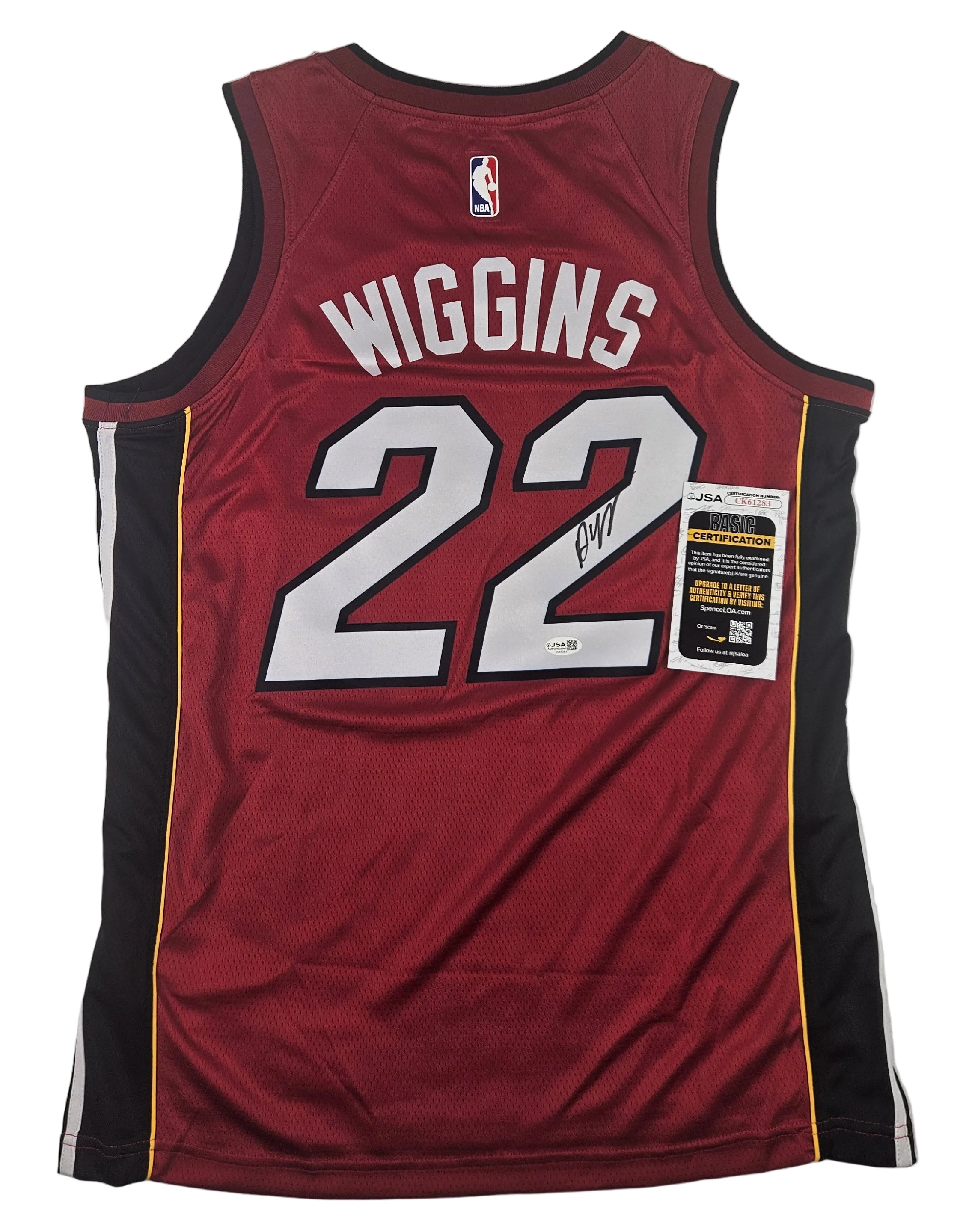 Andrew Wiggins Signed Autographed Miami Heat Jersey JSA COA