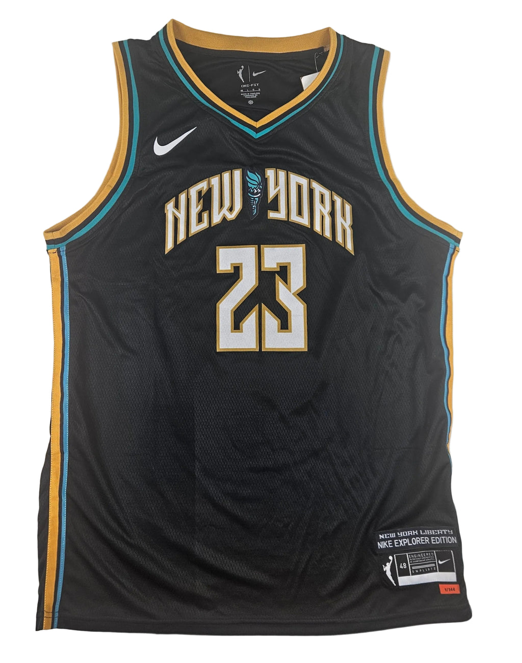 Marine Johannes Signed Autographed New York Liberty Wnba Jersey