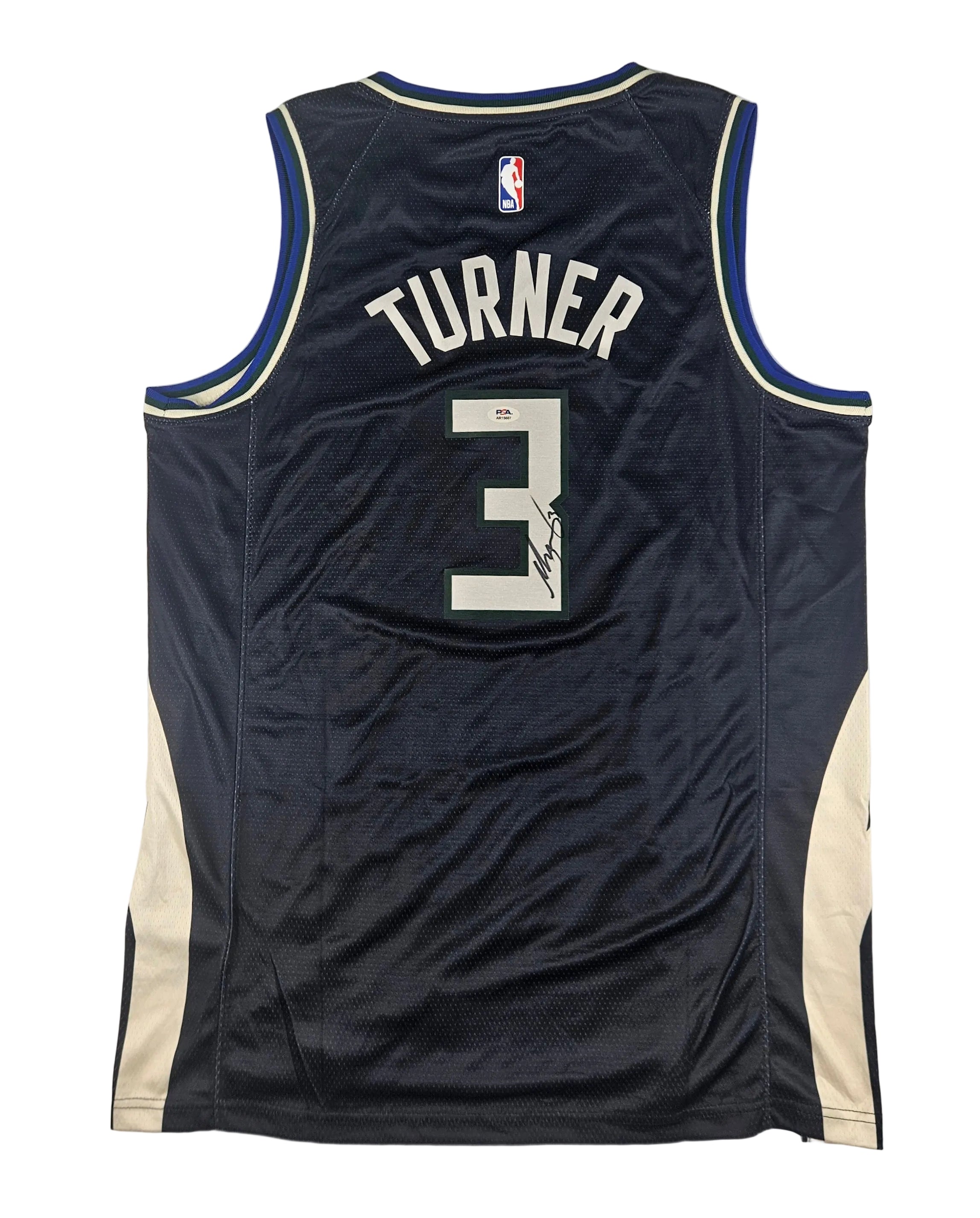Myles Turner Signed Autographed Milwaukee Bucks Jersey PSA Certified
