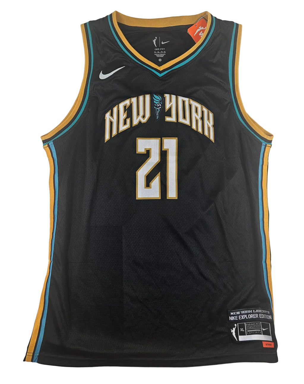 Han Xu Signed Autographed New York Liberty Wnba Jersey
