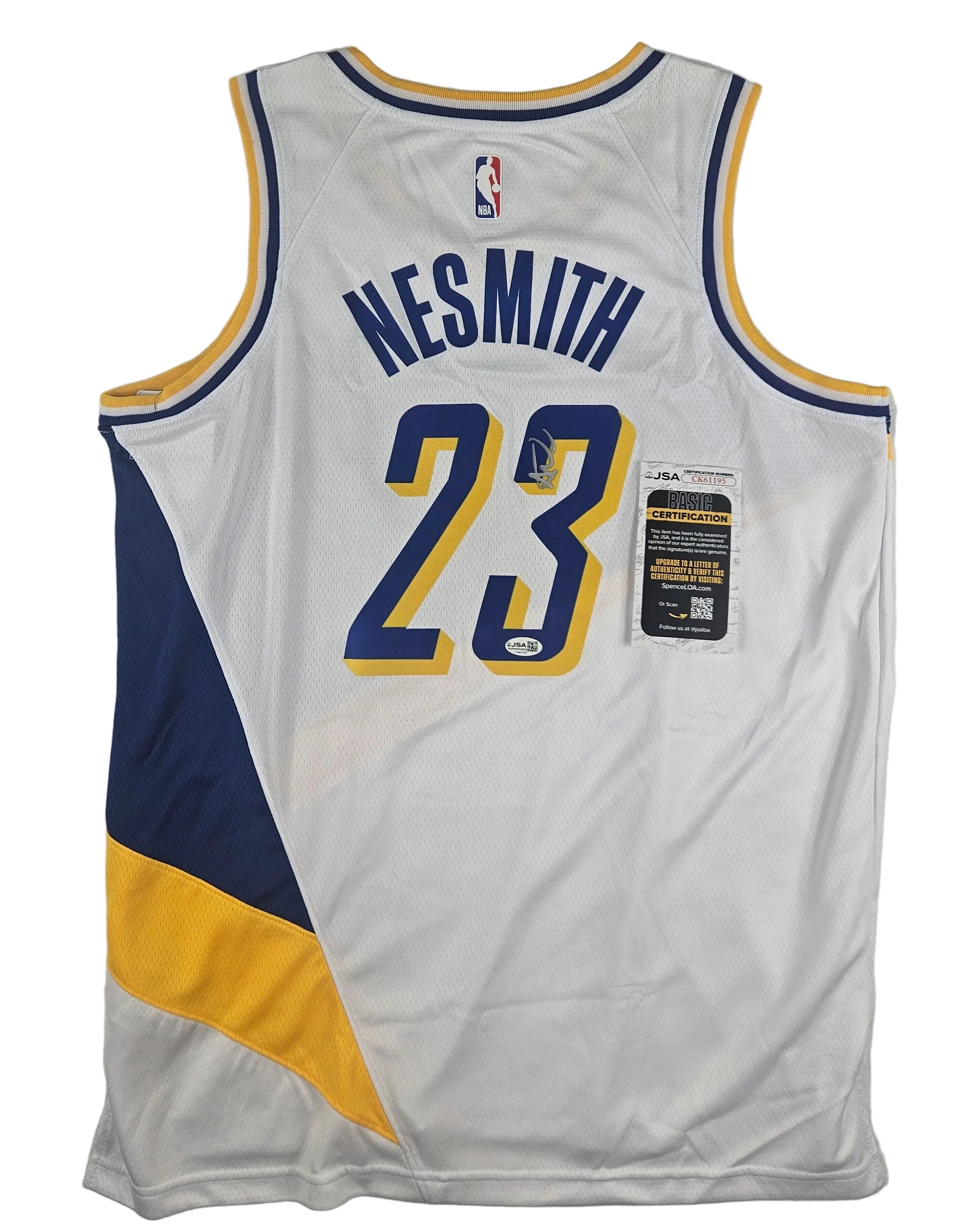 Aaron Nesmith Signed Autographed Indiana Pacers White Jersey JSA COA