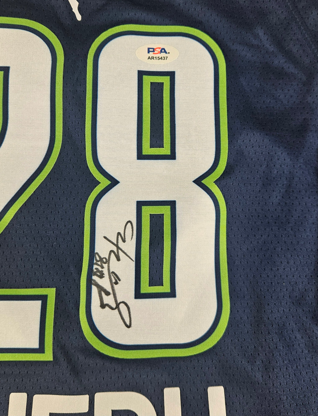 Li Yueru Dallas Wings Signed Autographed Jersey PSA Certified
