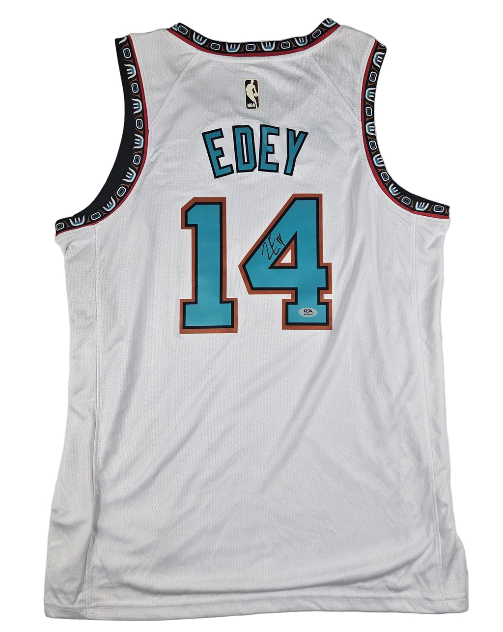 Zach Edey Signed Autographed Memphis Grizzlies Jersey PSA Certified