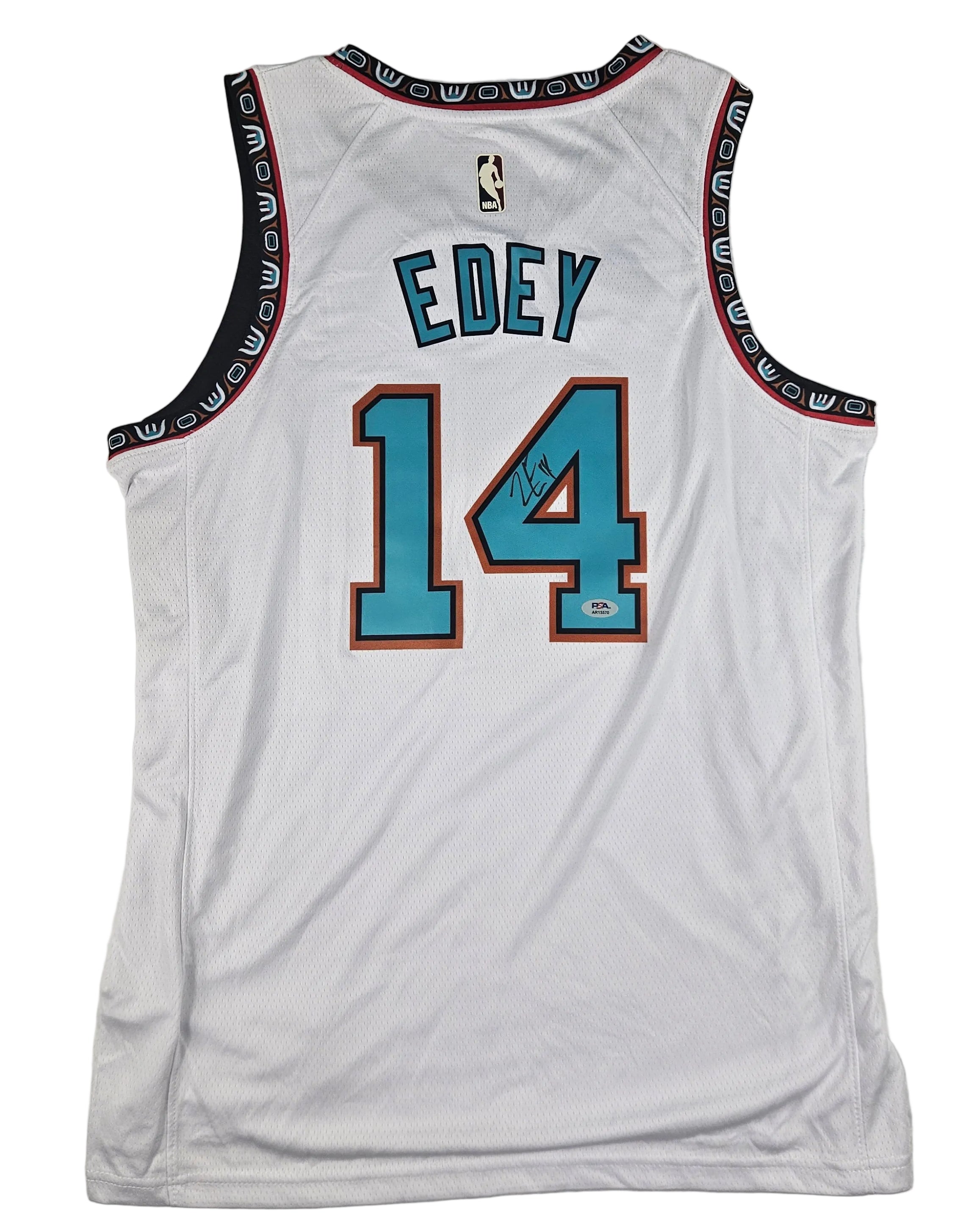 Zach Edey Signed Autographed Memphis Grizzlies Jersey PSA Certified