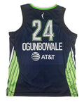Arike Ogunbowale Signed Autographed Dallas Wings Blue Jersey PSA Certified
