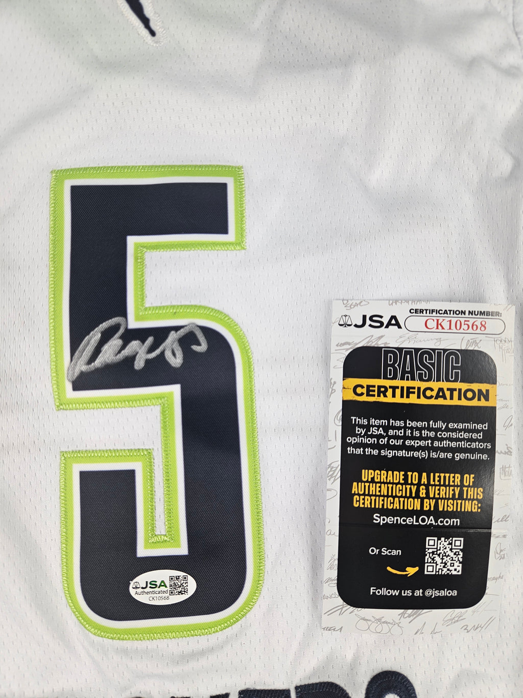 Paige Bueckers Signed Autographed Dallas Wings White Jersey JSA COA