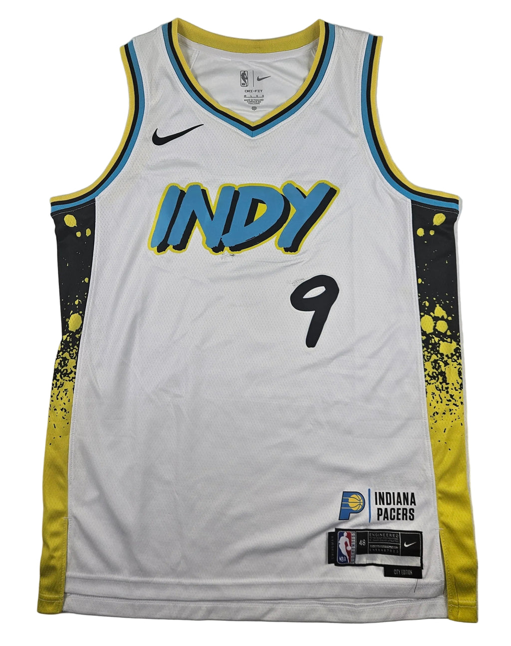 TJ McConnell Signed Autographed Indiana Pacers Jersey JSA COA