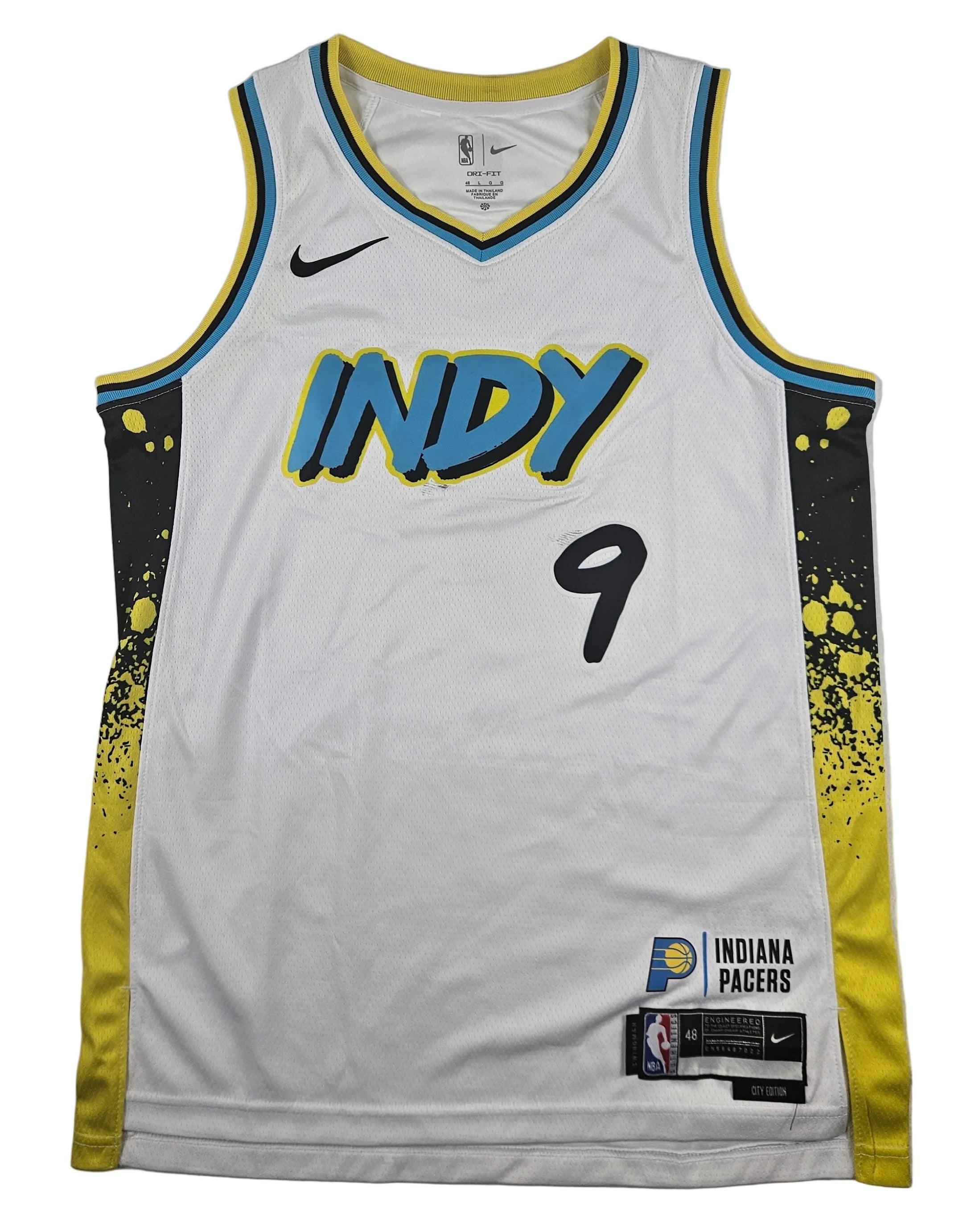 TJ McConnell Signed Autographed Indiana Pacers Jersey JSA COA