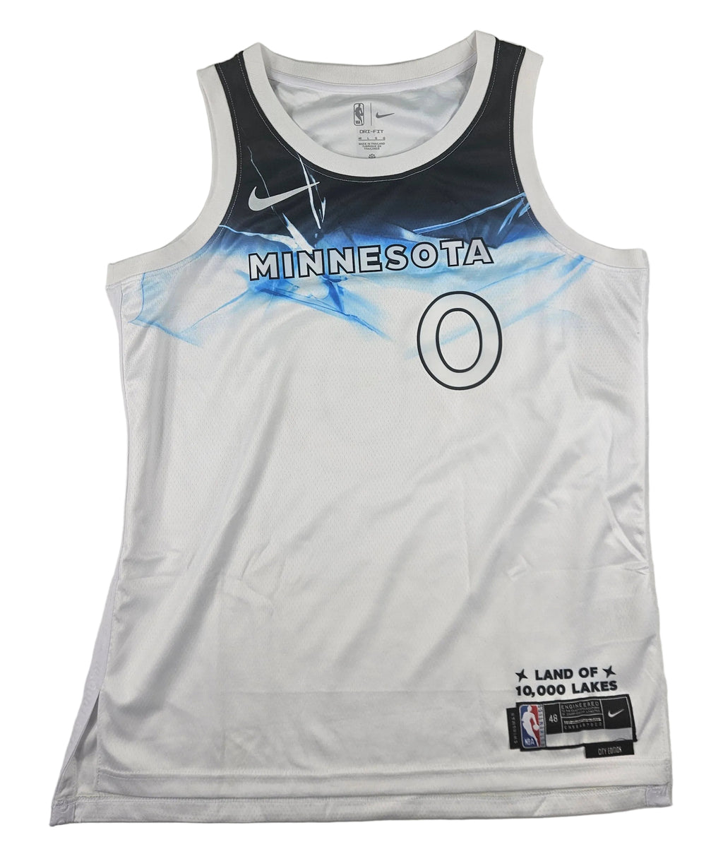 Donte DiVincenzo Signed Autographed Minnesota Timberwolves Jersey JSA COA