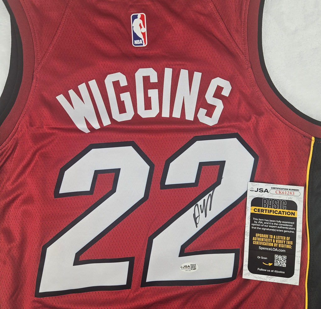 Andrew Wiggins Signed Autographed Miami Heat Jersey JSA COA