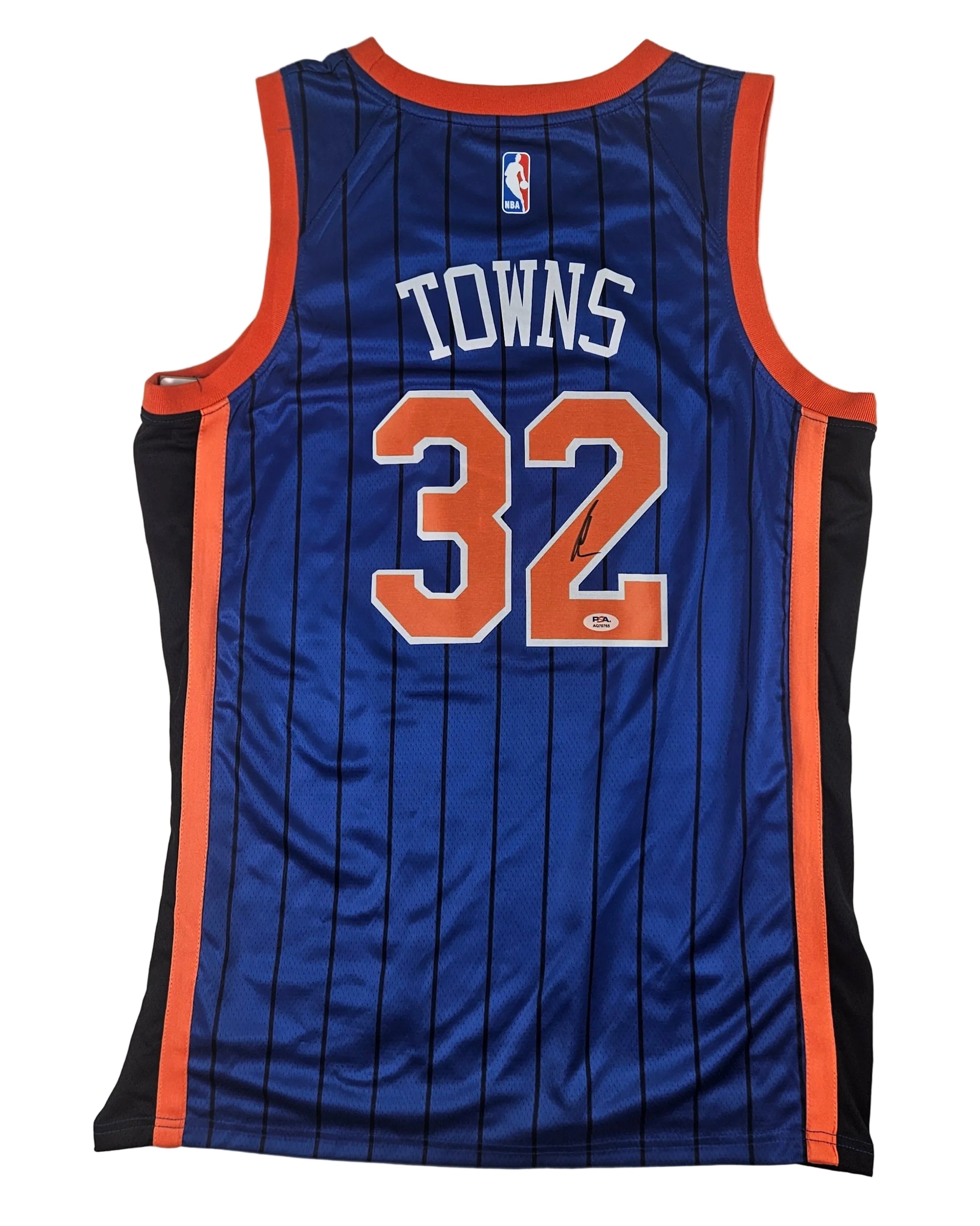 Karl Anthony Towns Signed Autographed New York Knicks Jersey PSA Certified