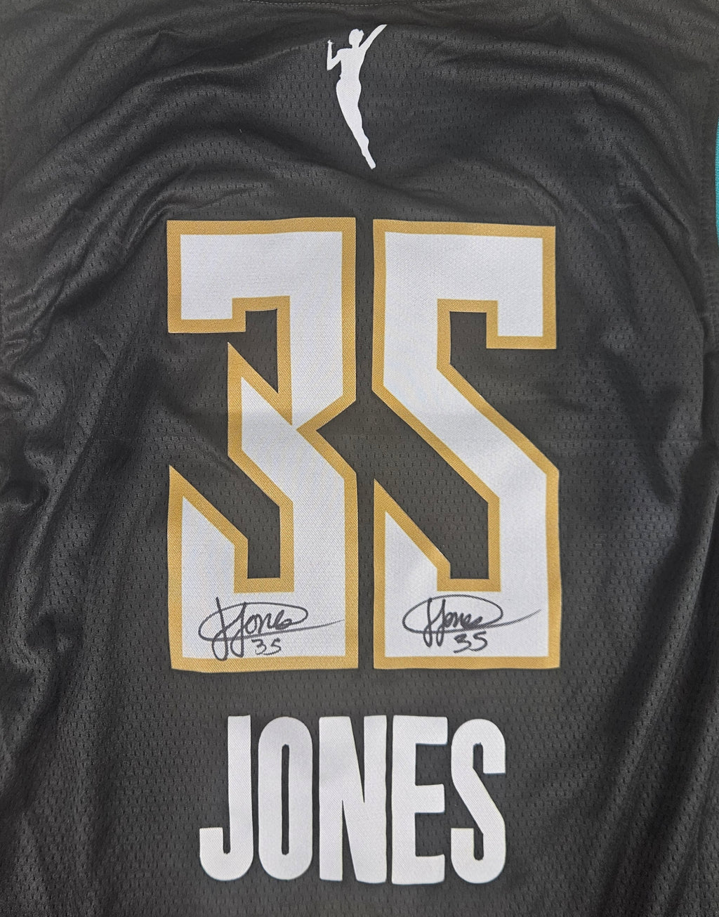 Jonquel Jones Signed Autographed New York Liberty Wnba Jersey