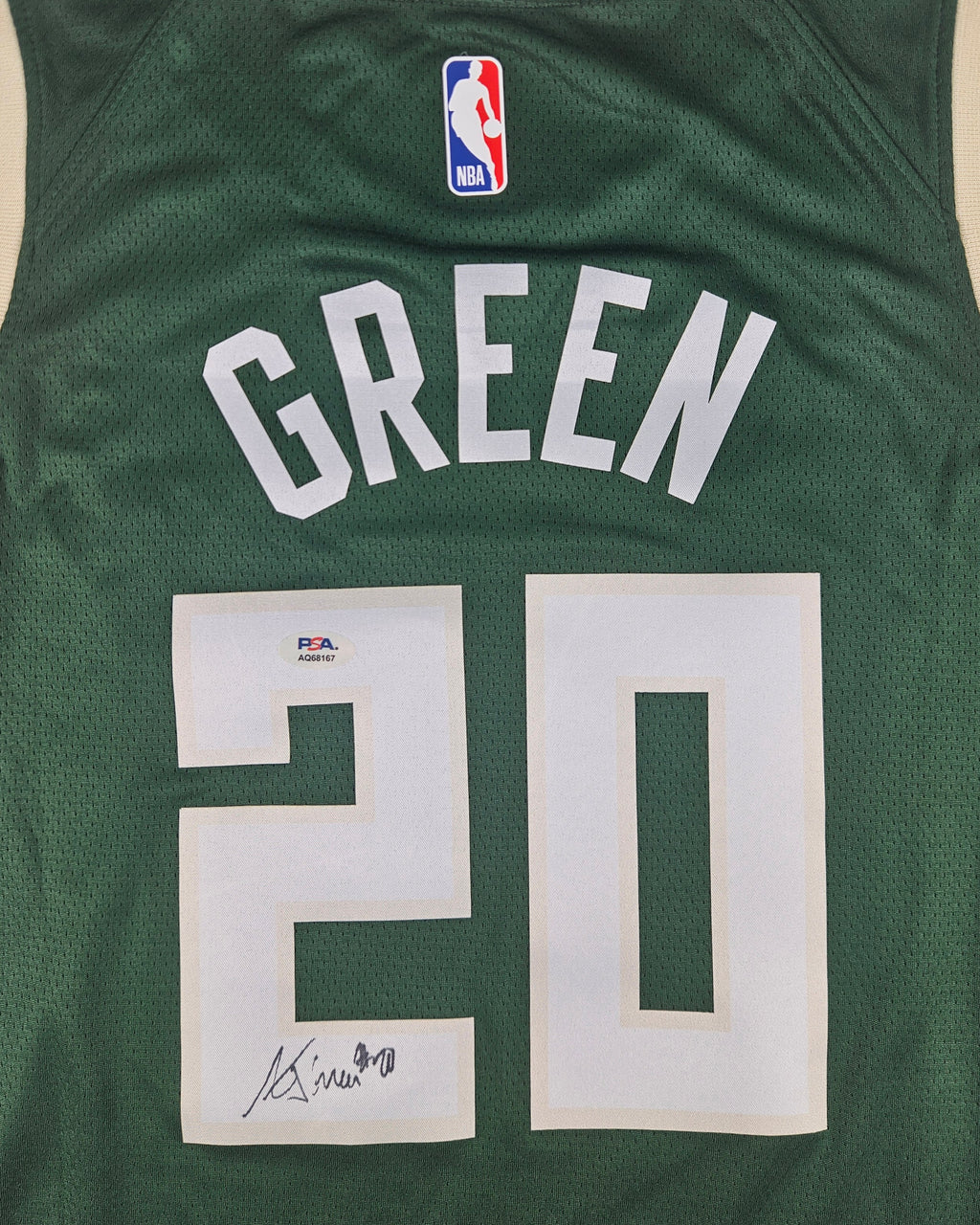 AJ Green Signed Autographed Milwaukee Bucks Jersey PSA Certified