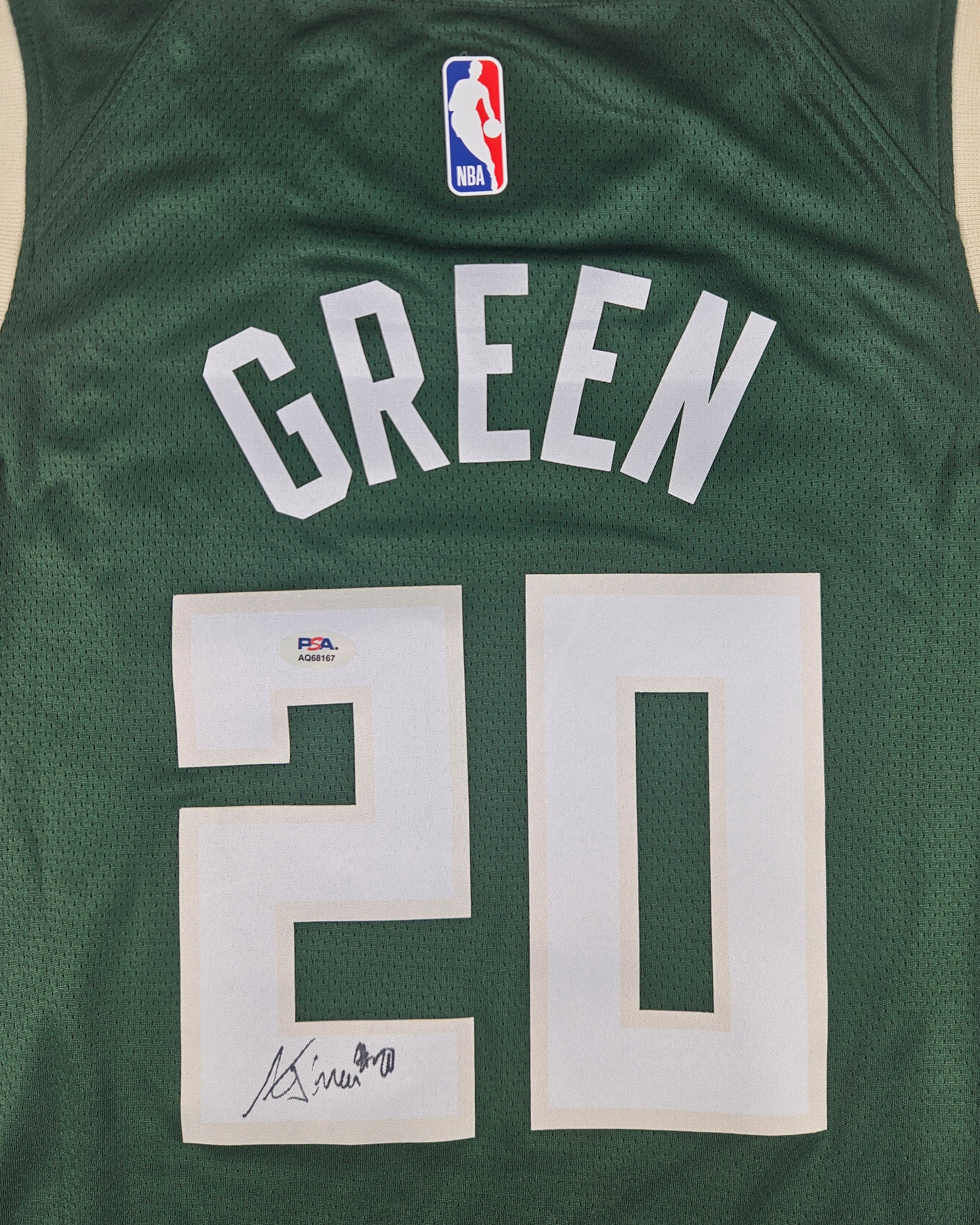 AJ Green Signed Autographed Milwaukee Bucks Jersey PSA Certified