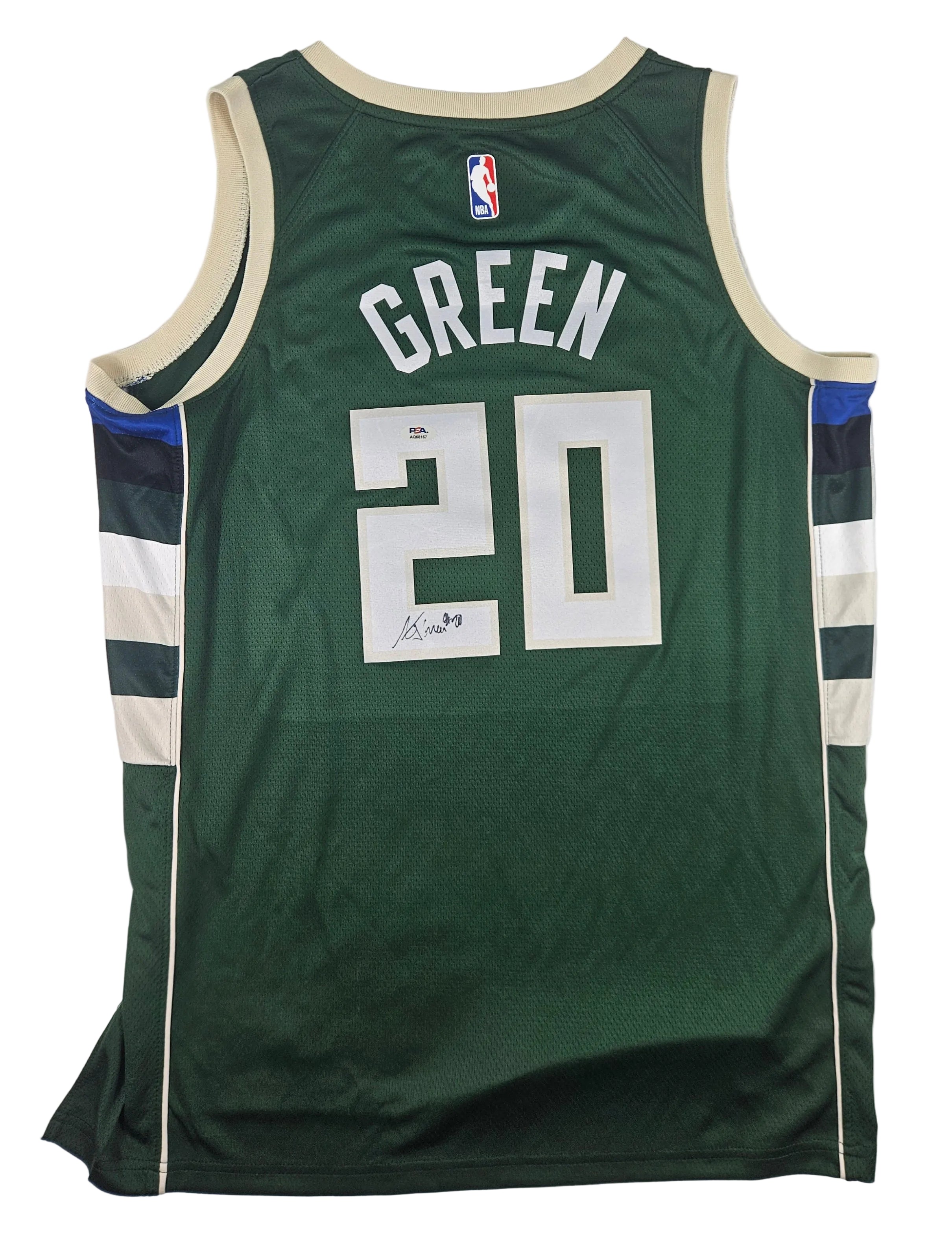 AJ Green Signed Autographed Milwaukee Bucks Jersey PSA Certified