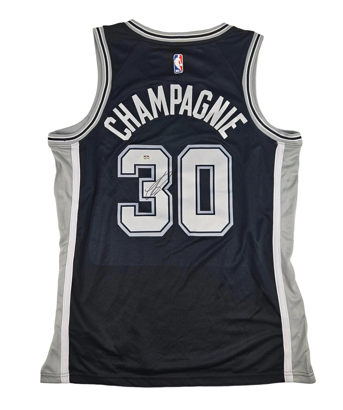 Julian Champagnie Signed Autographed San Antonio Spurs Jersey PSA Certified