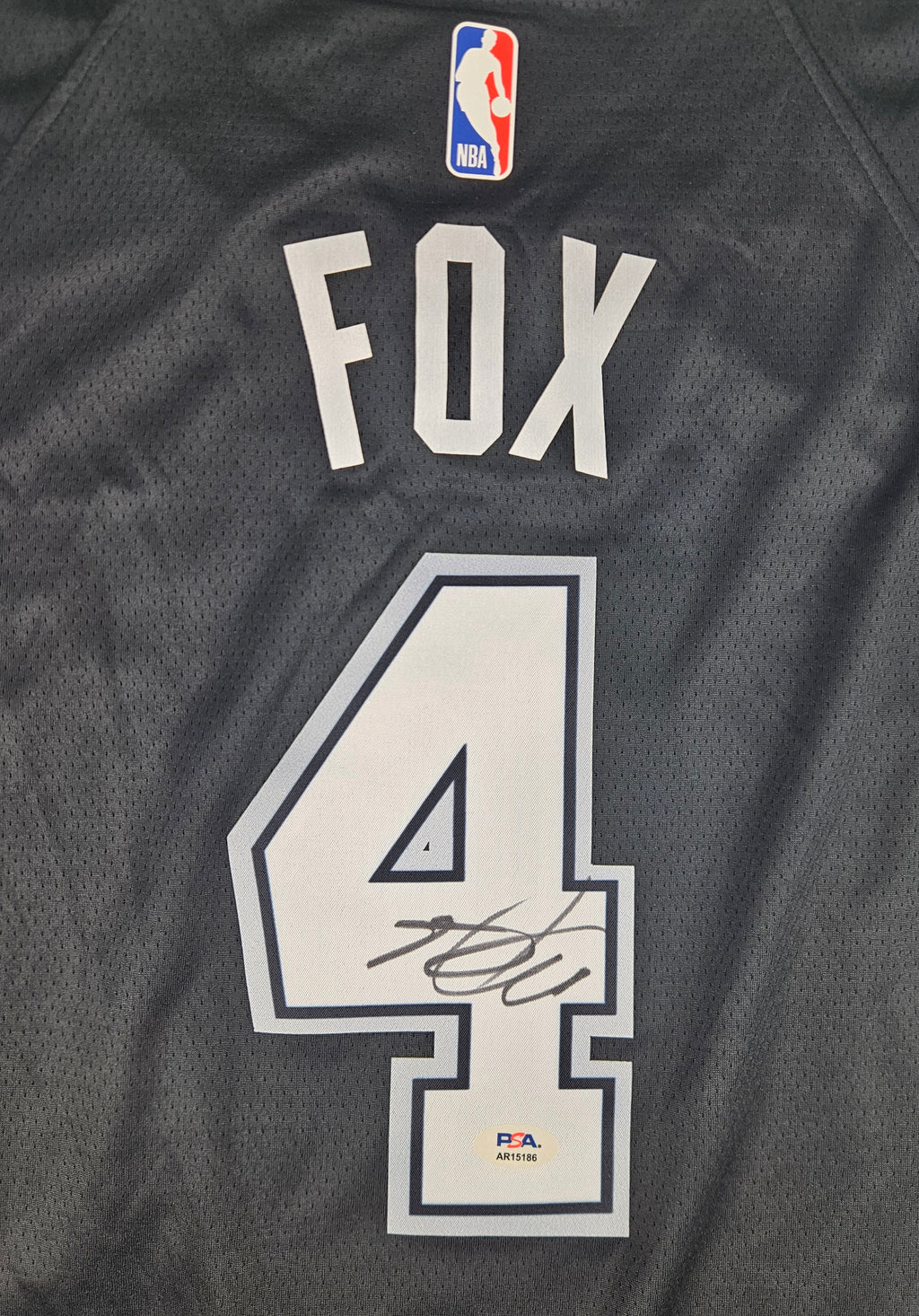 De'Aaron Fox Signed Autographed San Antonio Spurs Jersey PSA Certified